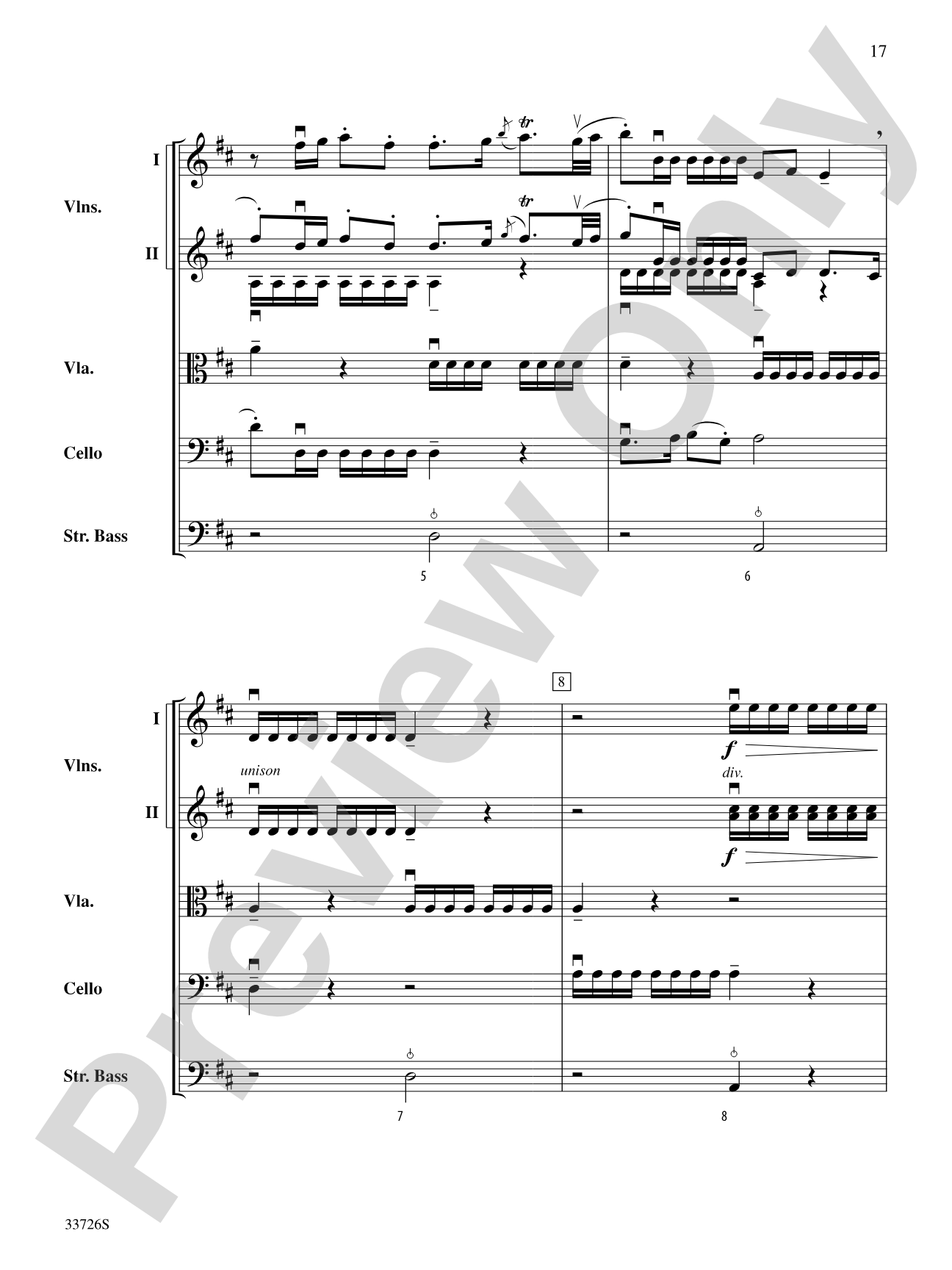 Battalia: String Orchestra Conductor Score & Parts