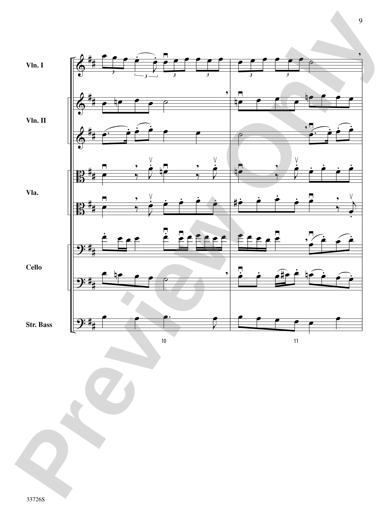 Battalia: String Orchestra Conductor Score & Parts