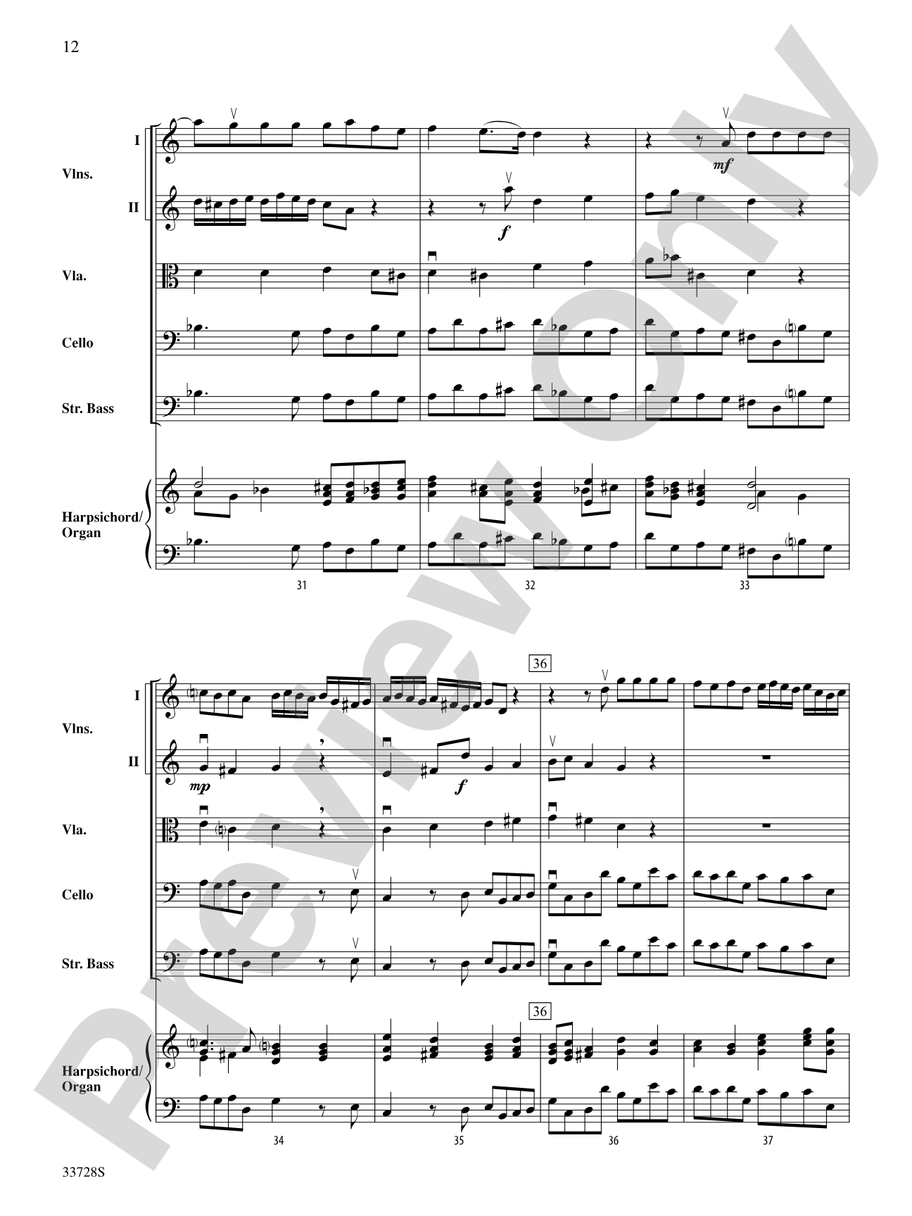 Two Pastoral Airs: String Orchestra Conductor Score & Parts