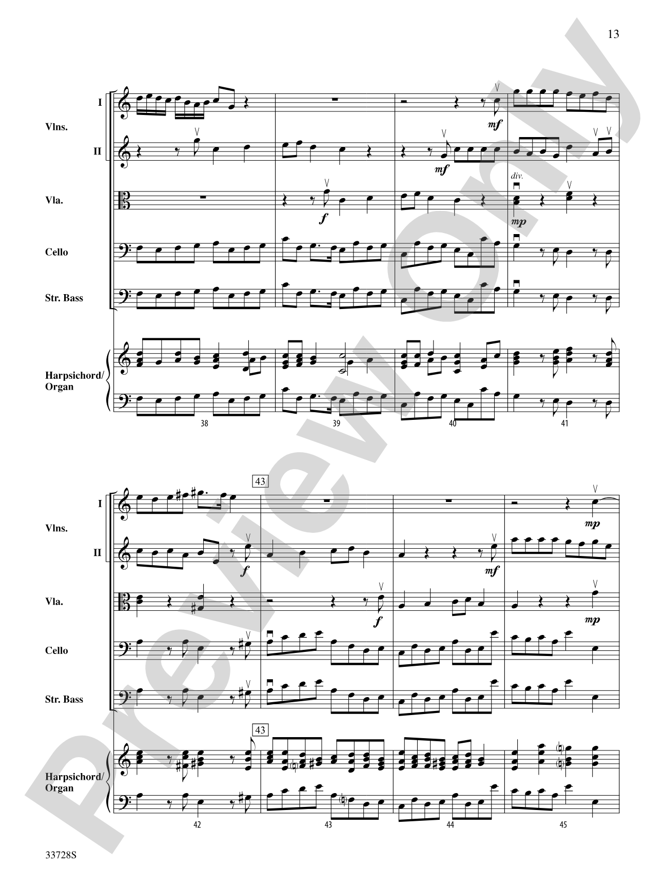 Two Pastoral Airs: String Orchestra Conductor Score & Parts
