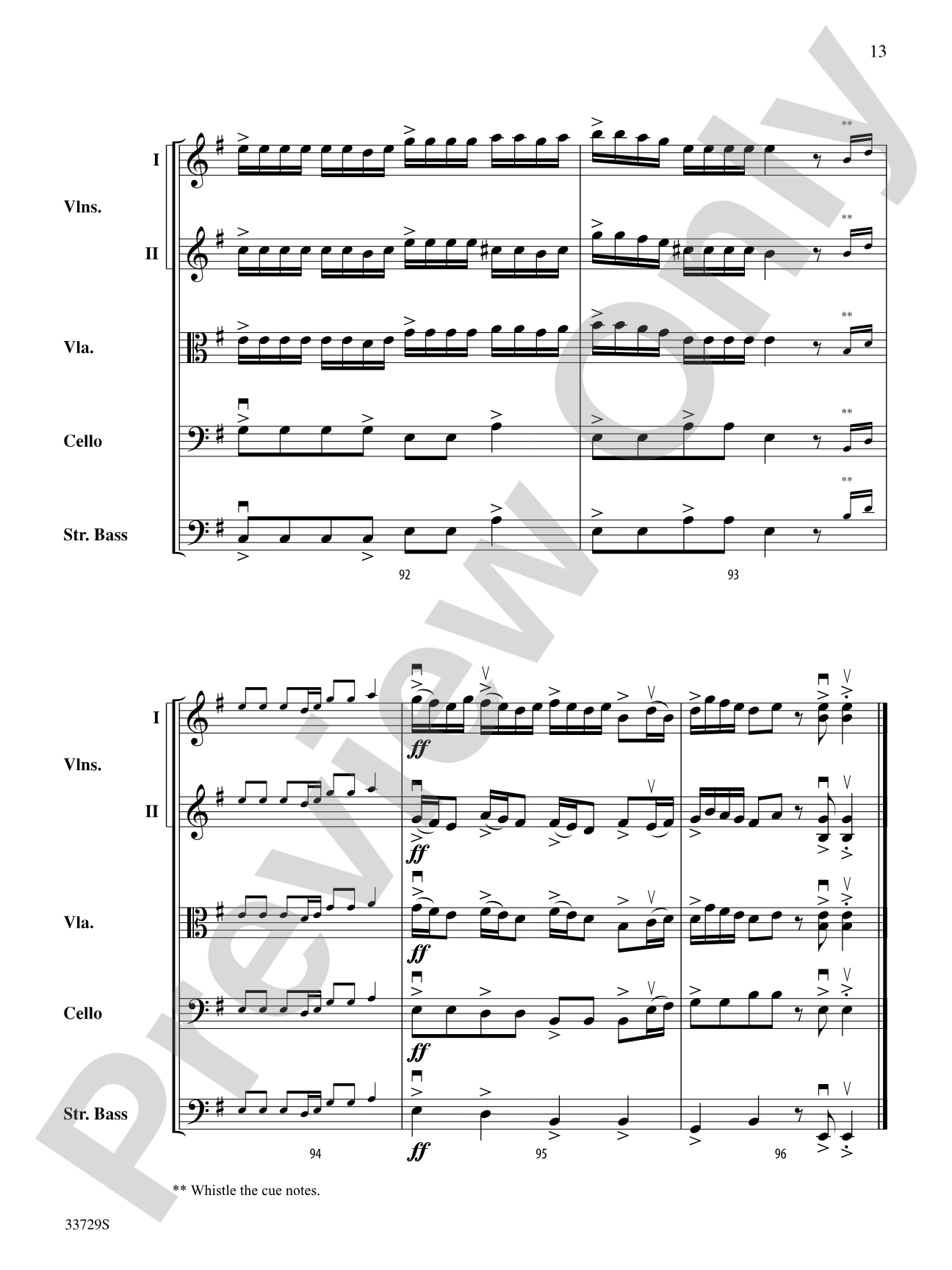 Irish Whistle: Score