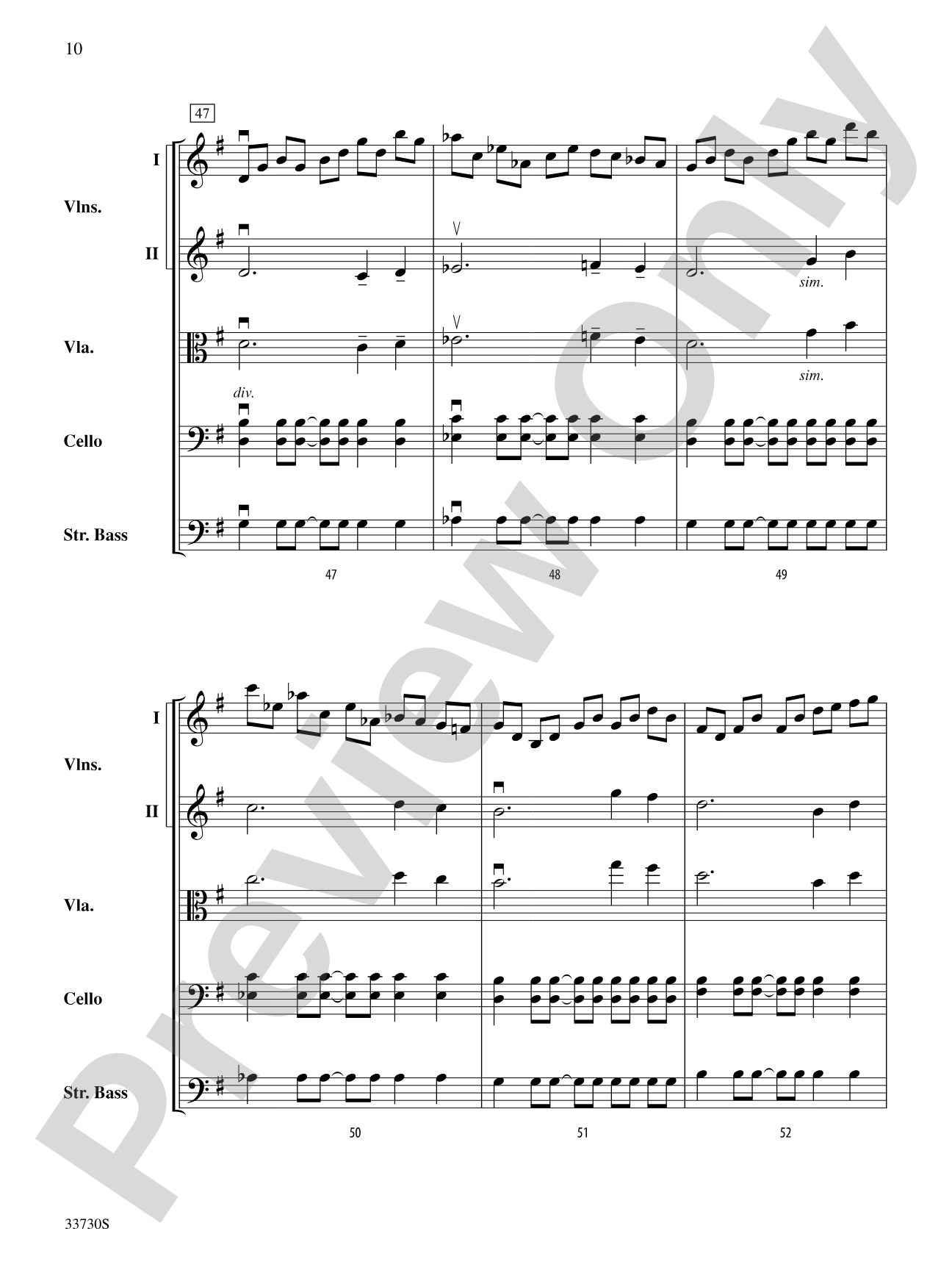Cincopations: String Orchestra Conductor Score & Parts