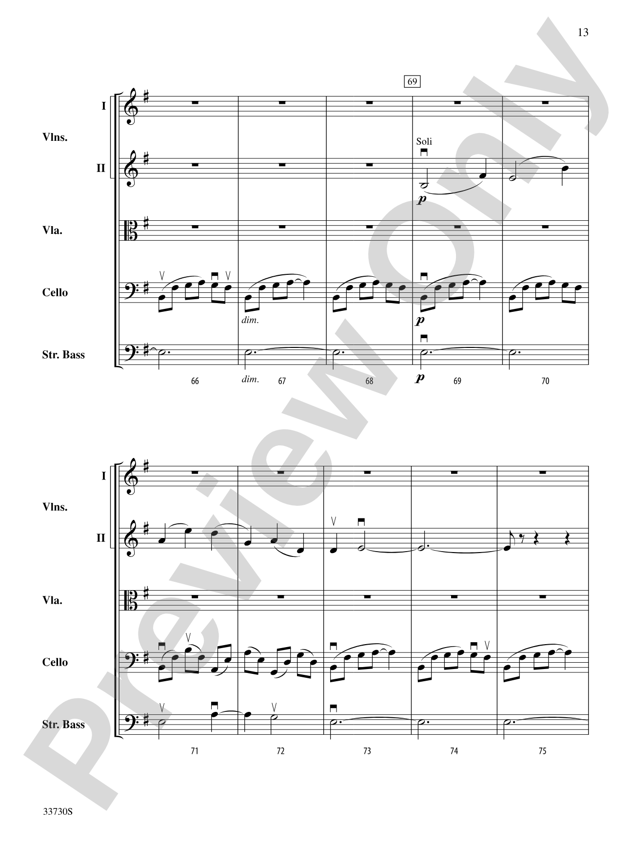 Cincopations: String Orchestra Conductor Score & Parts
