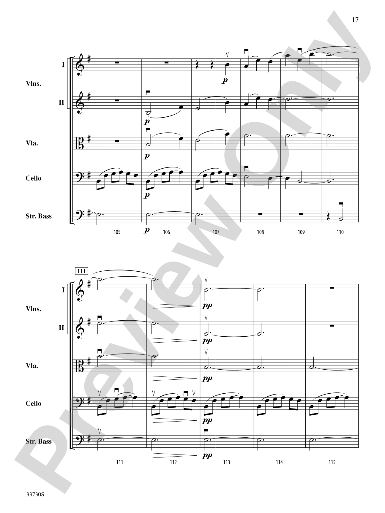 Cincopations: String Orchestra Conductor Score & Parts