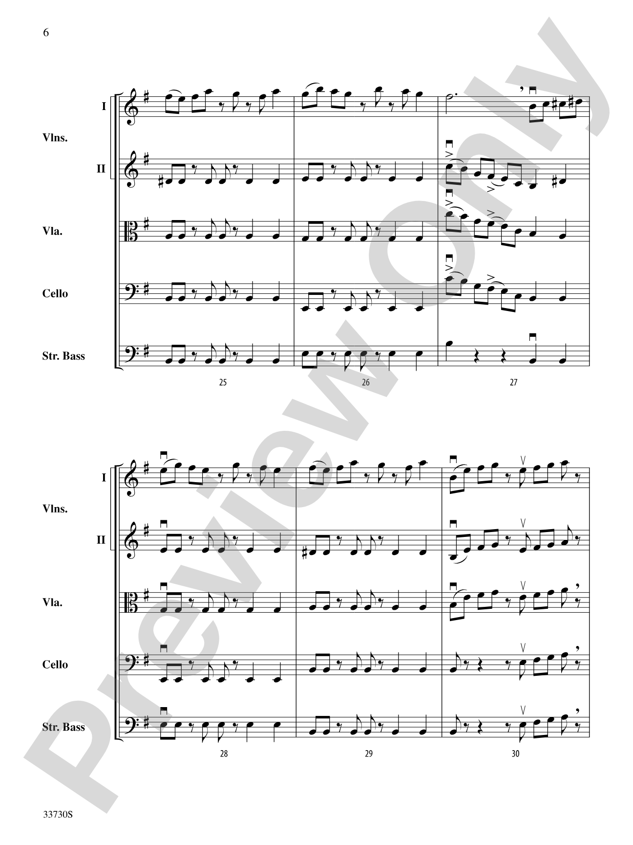 Cincopations: String Orchestra Conductor Score & Parts