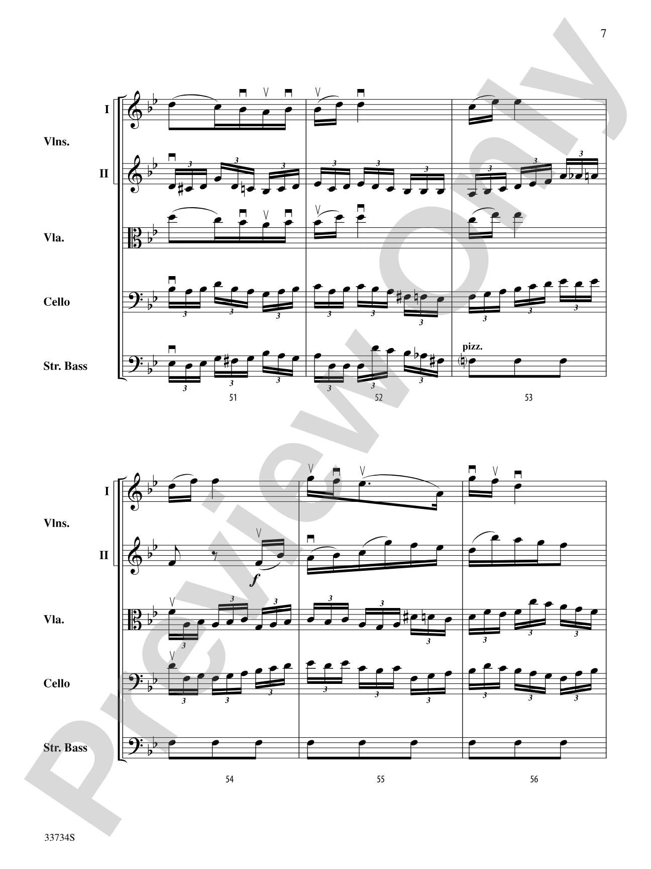 Symphony No. 2 (2nd Movement): String Orchestra Conductor Score & Parts