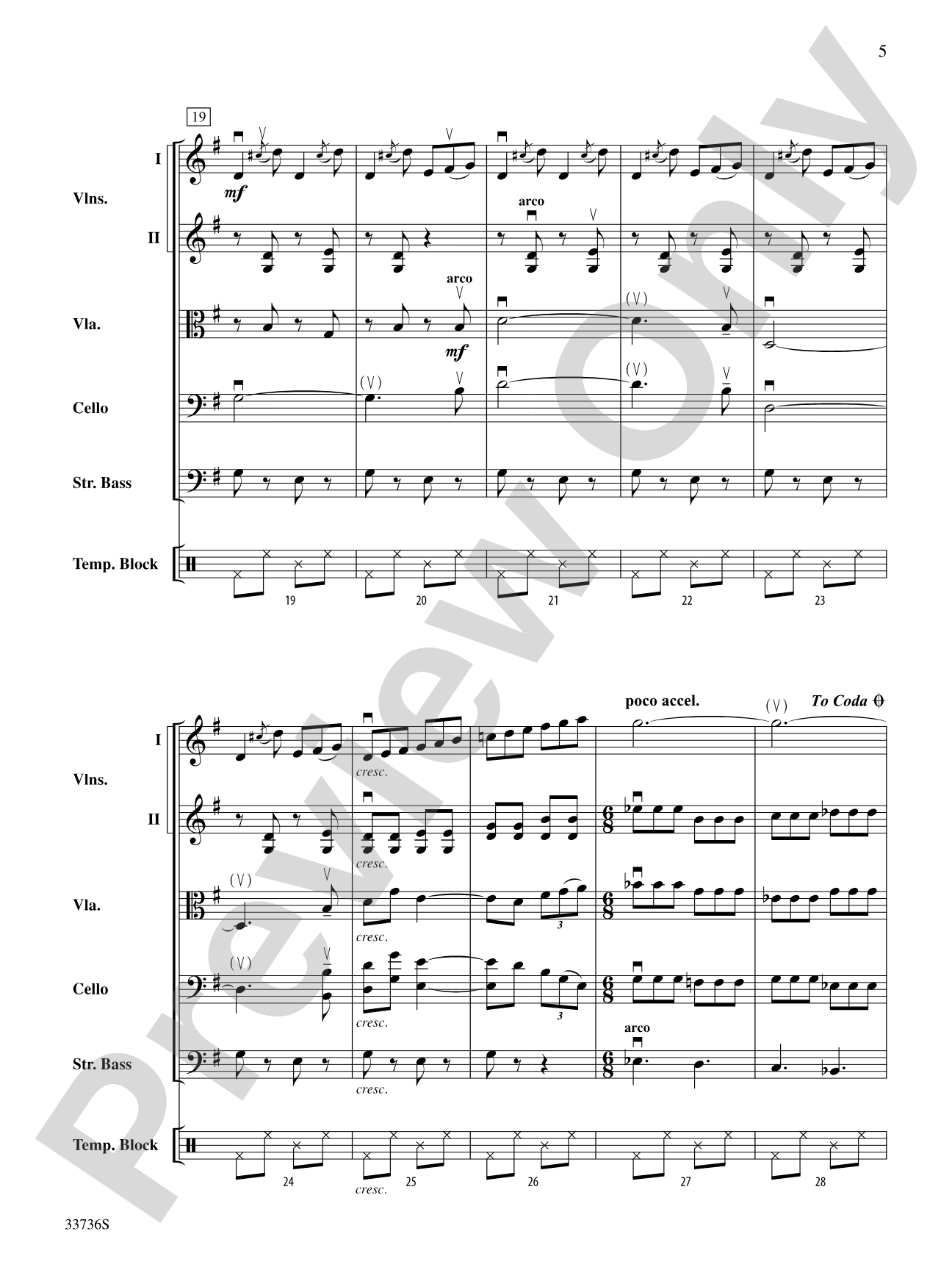 On the Trail: String Orchestra Conductor Score & Parts