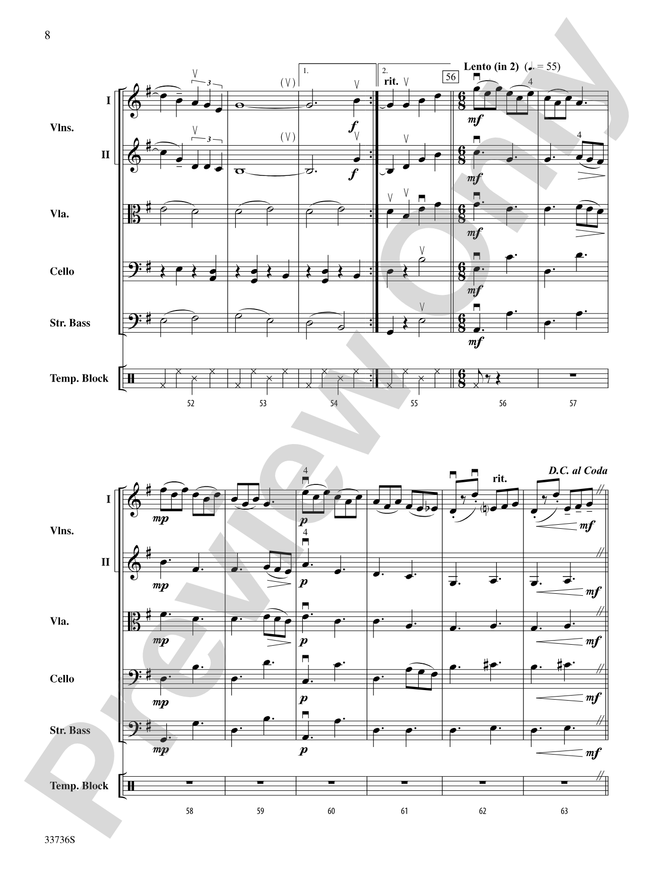 On the Trail: String Orchestra Conductor Score & Parts