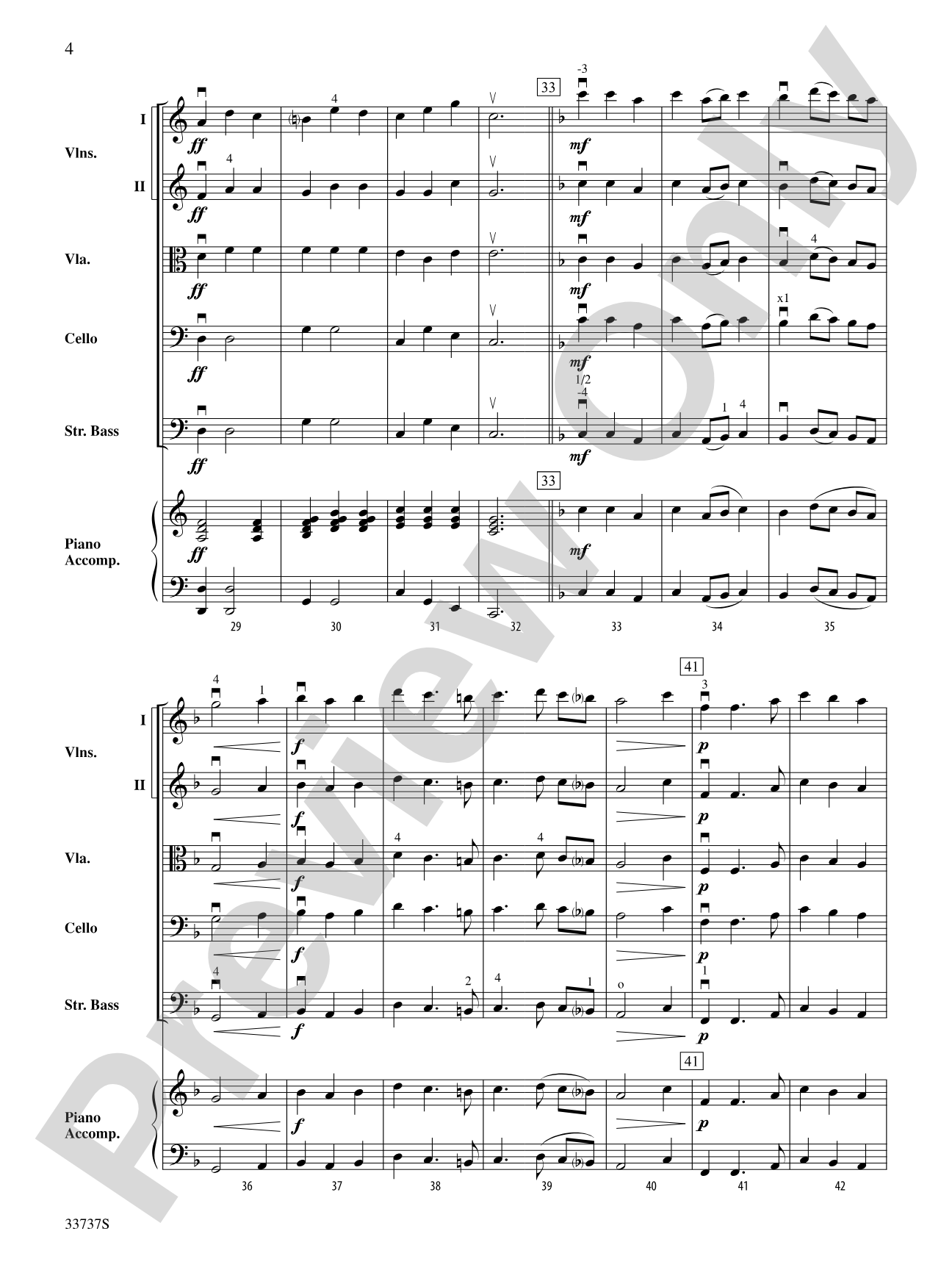 Janet's Dream: String Orchestra Conductor Score & Parts