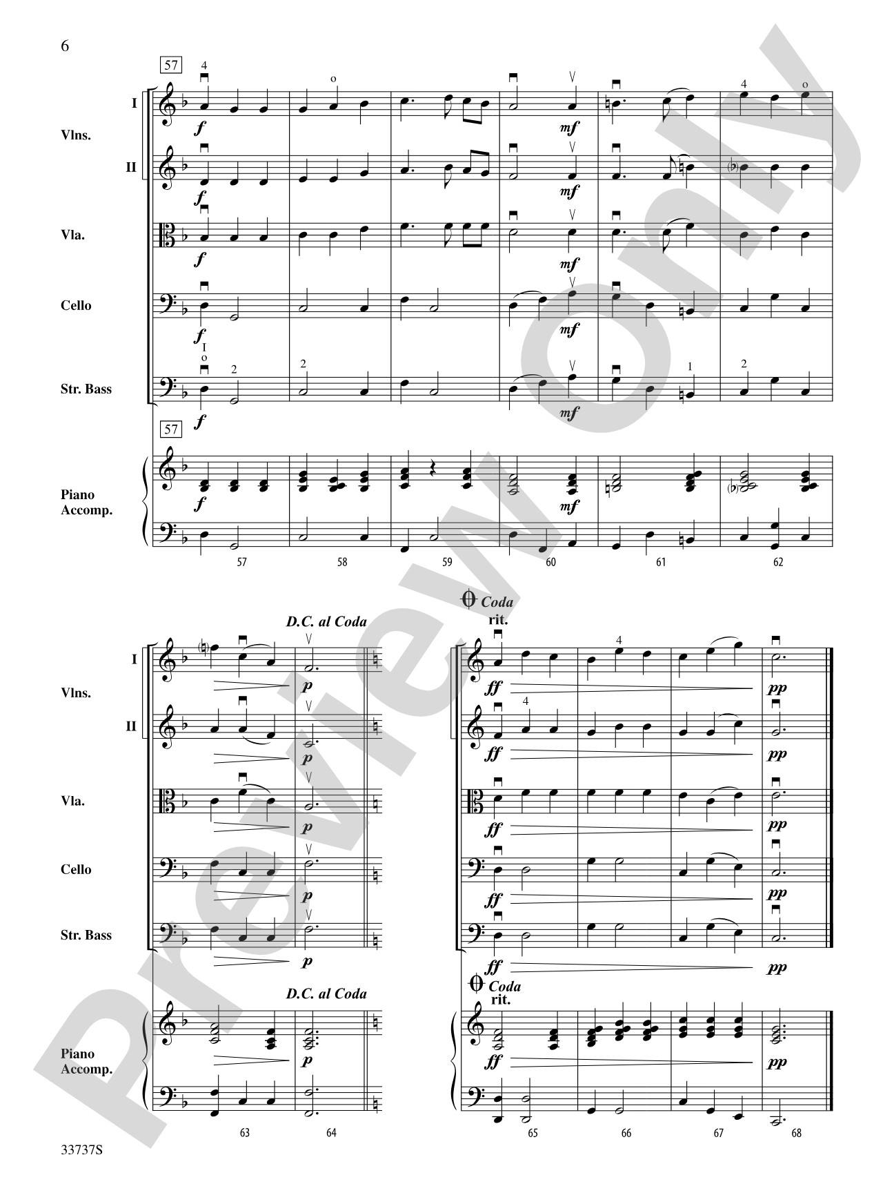 Janet's Dream: String Orchestra Conductor Score & Parts
