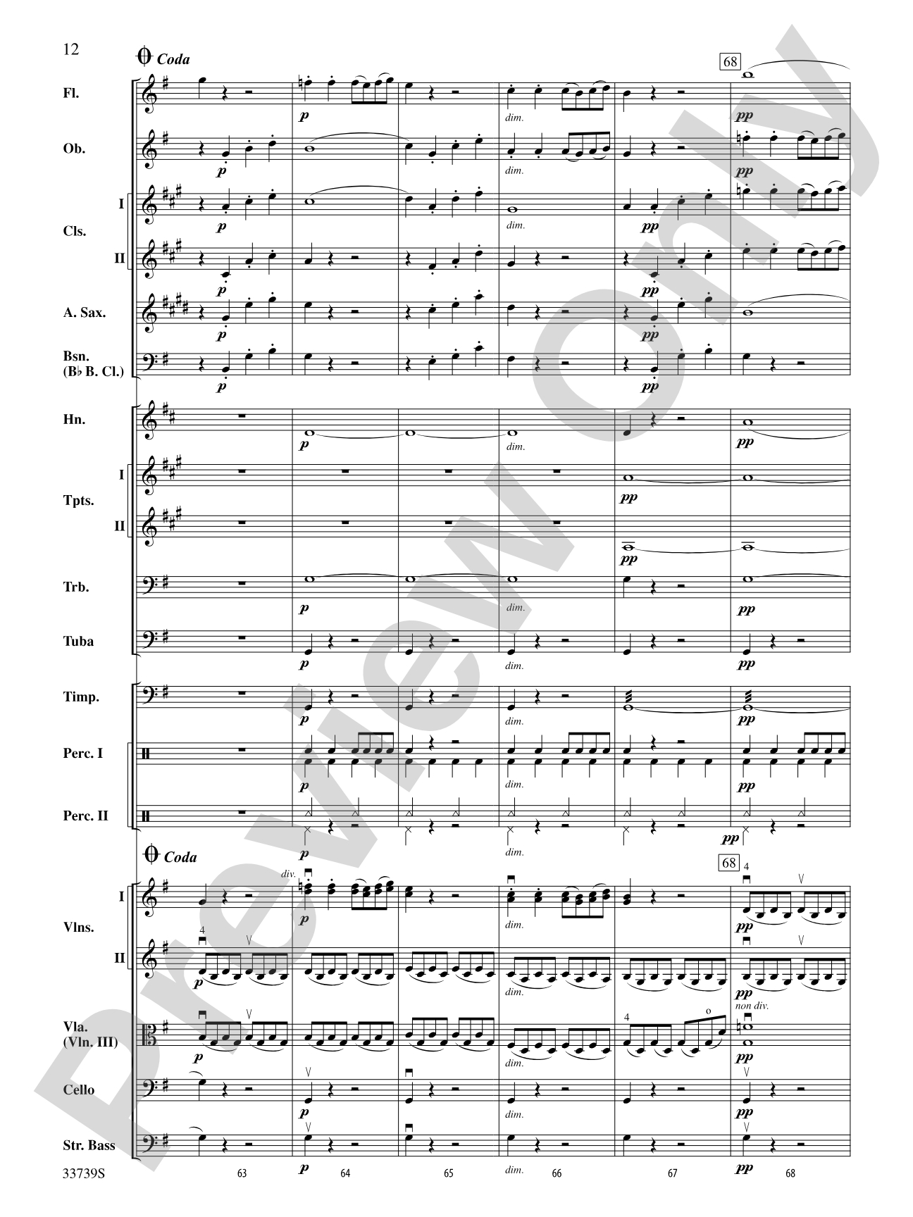 "Military" Symphony: Full Orchestra Conductor Score & Parts