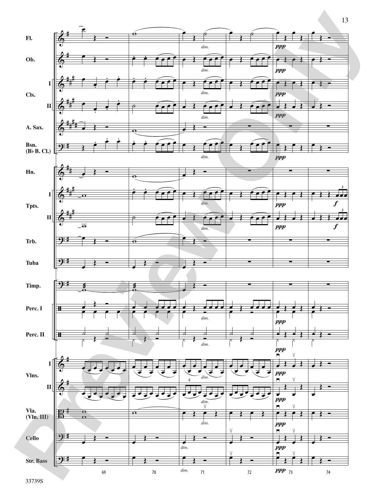 "Military" Symphony: Full Orchestra Conductor Score & Parts