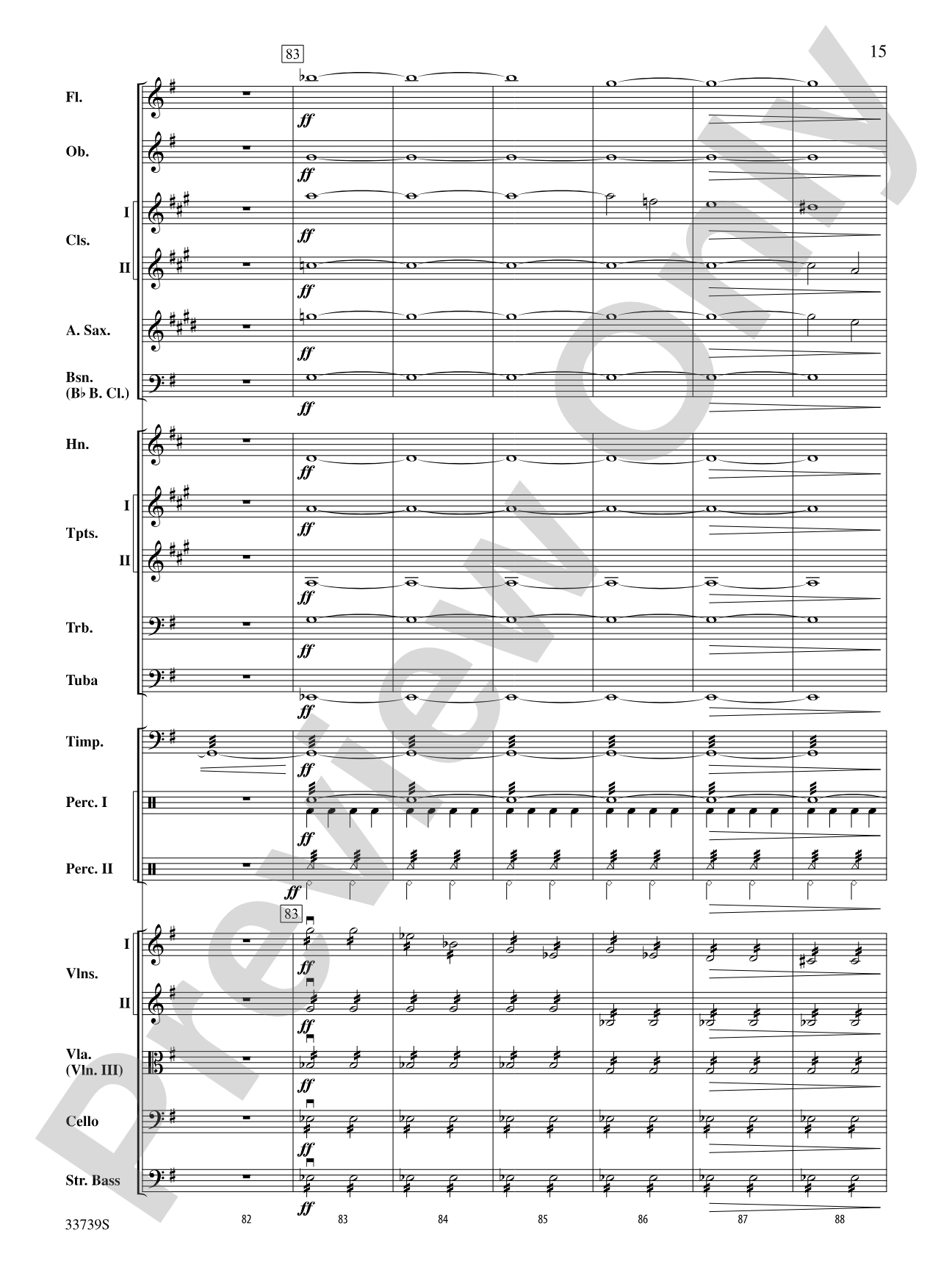 "Military" Symphony: Full Orchestra Conductor Score & Parts