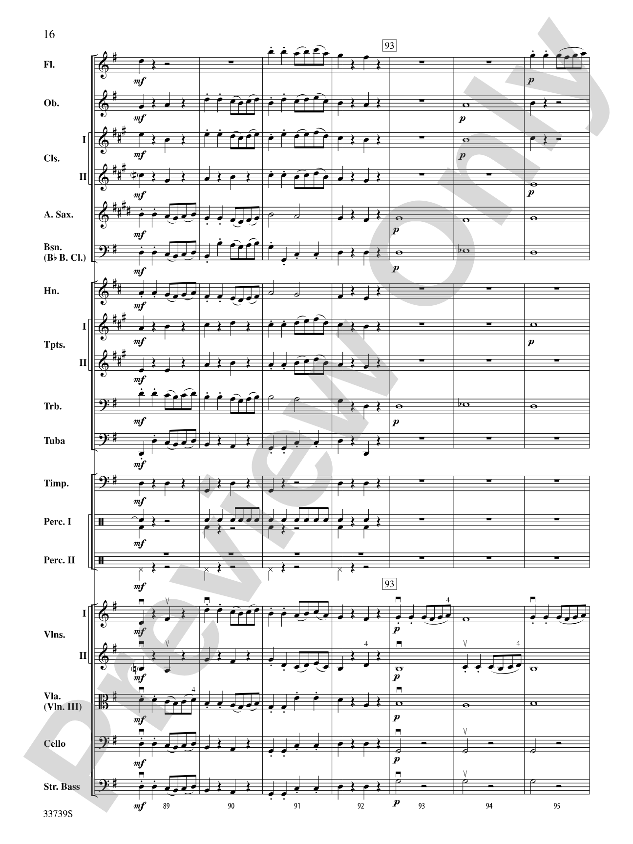 "Military" Symphony: Full Orchestra Conductor Score & Parts