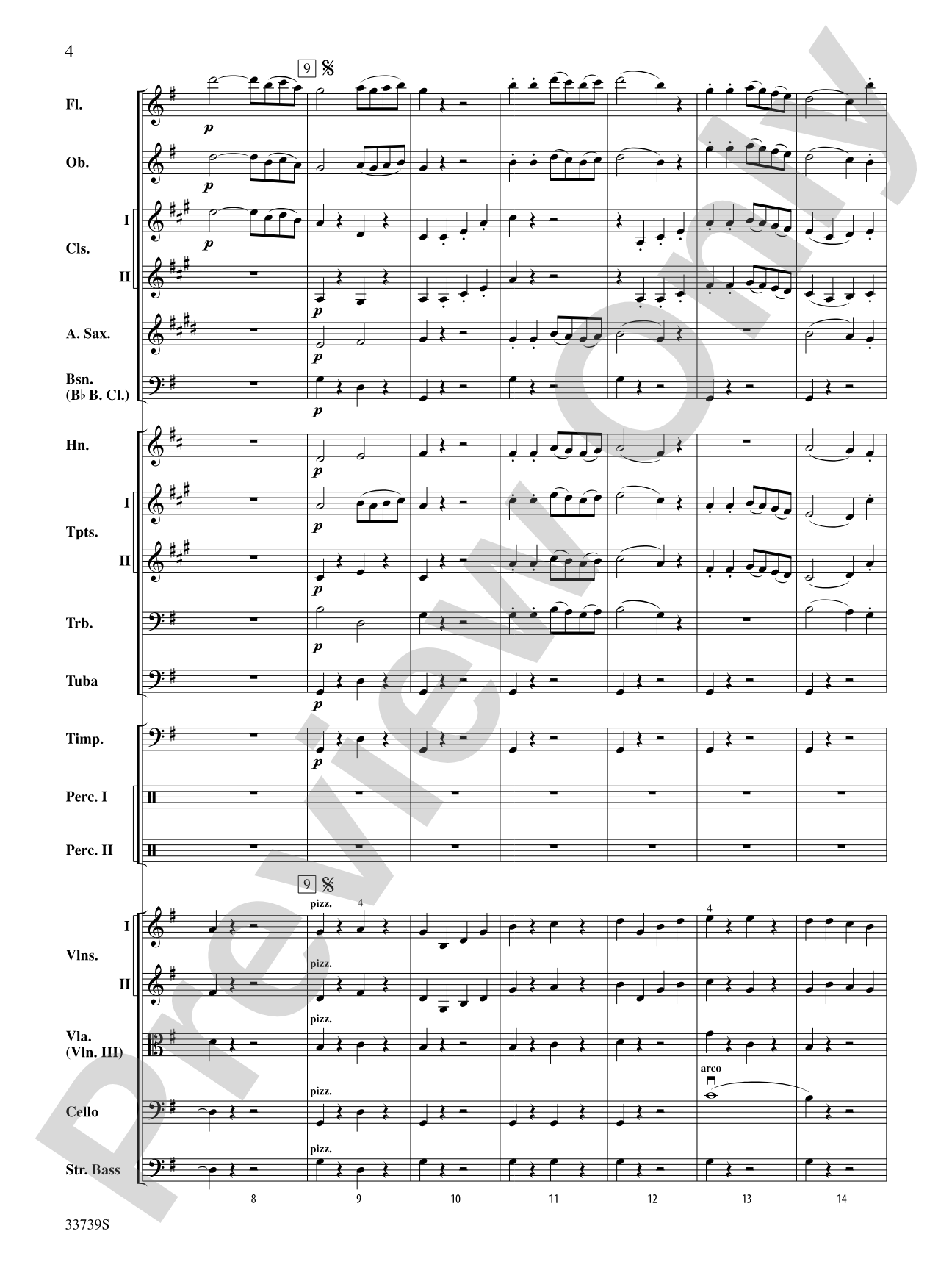 "Military" Symphony: Full Orchestra Conductor Score & Parts