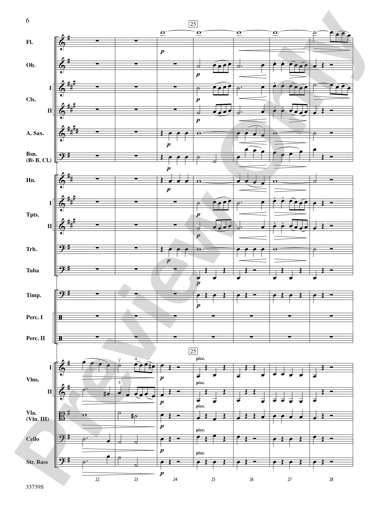 "Military" Symphony: Full Orchestra Conductor Score & Parts