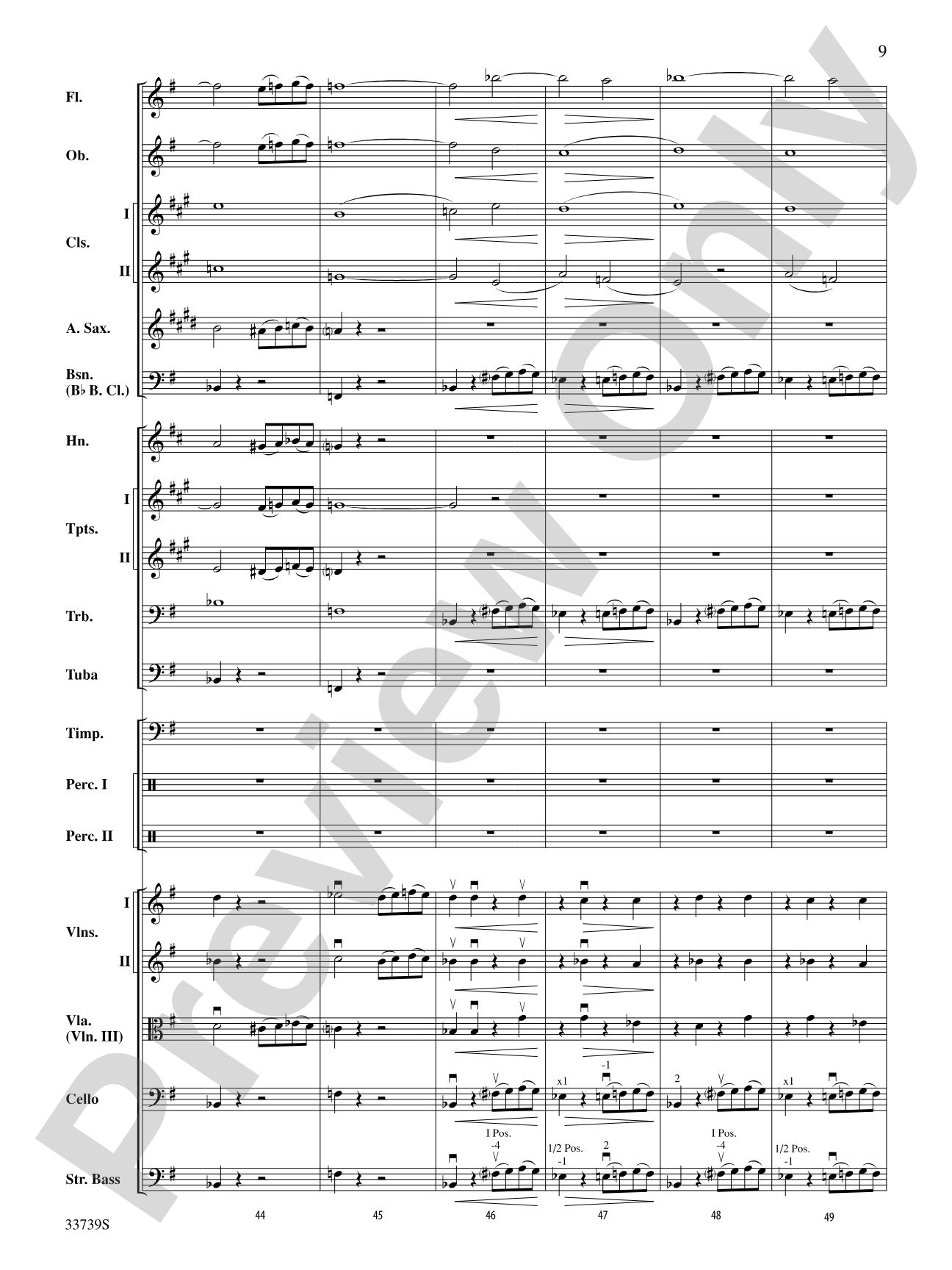 "Military" Symphony: Full Orchestra Conductor Score & Parts