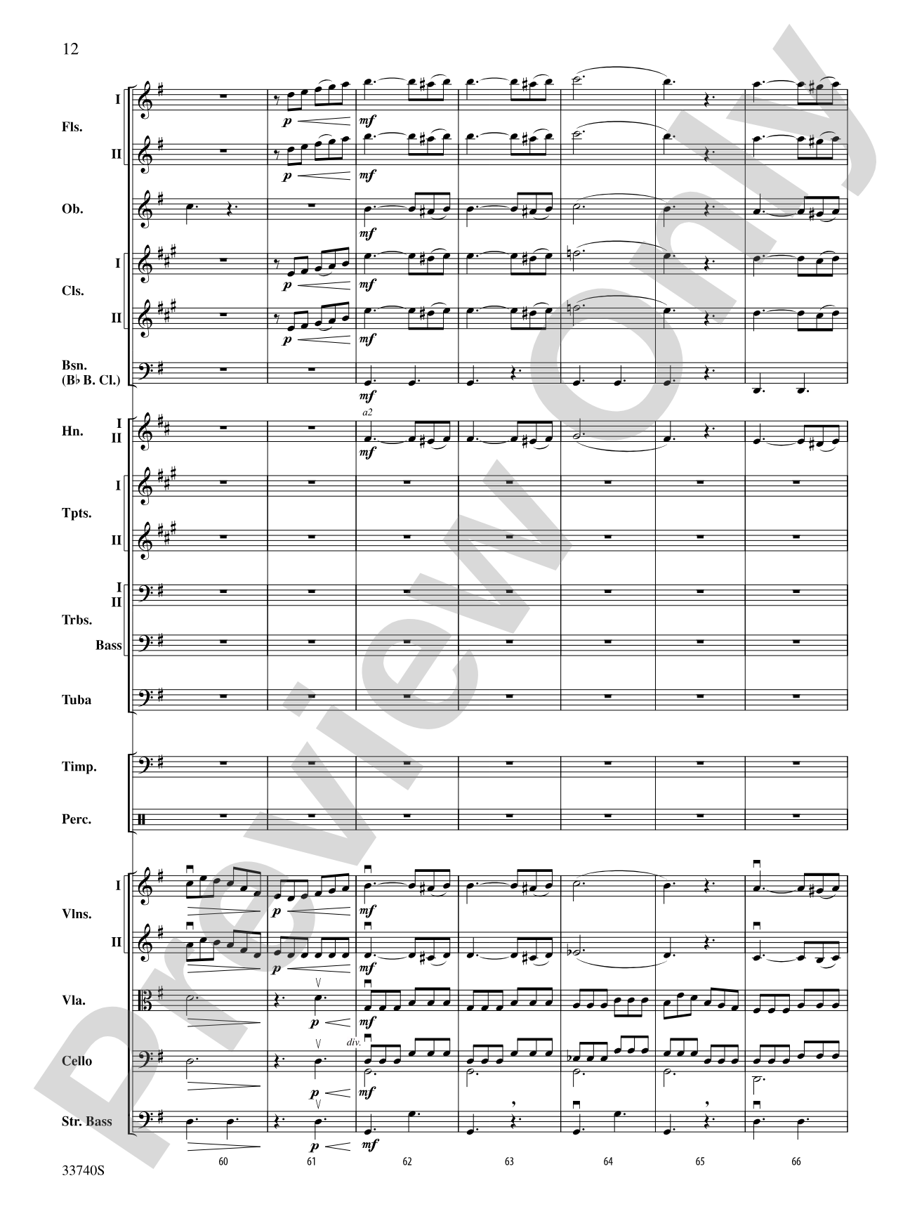 Poeme Symphonique "Les Preludes": Full Orchestra Conductor Score & Parts