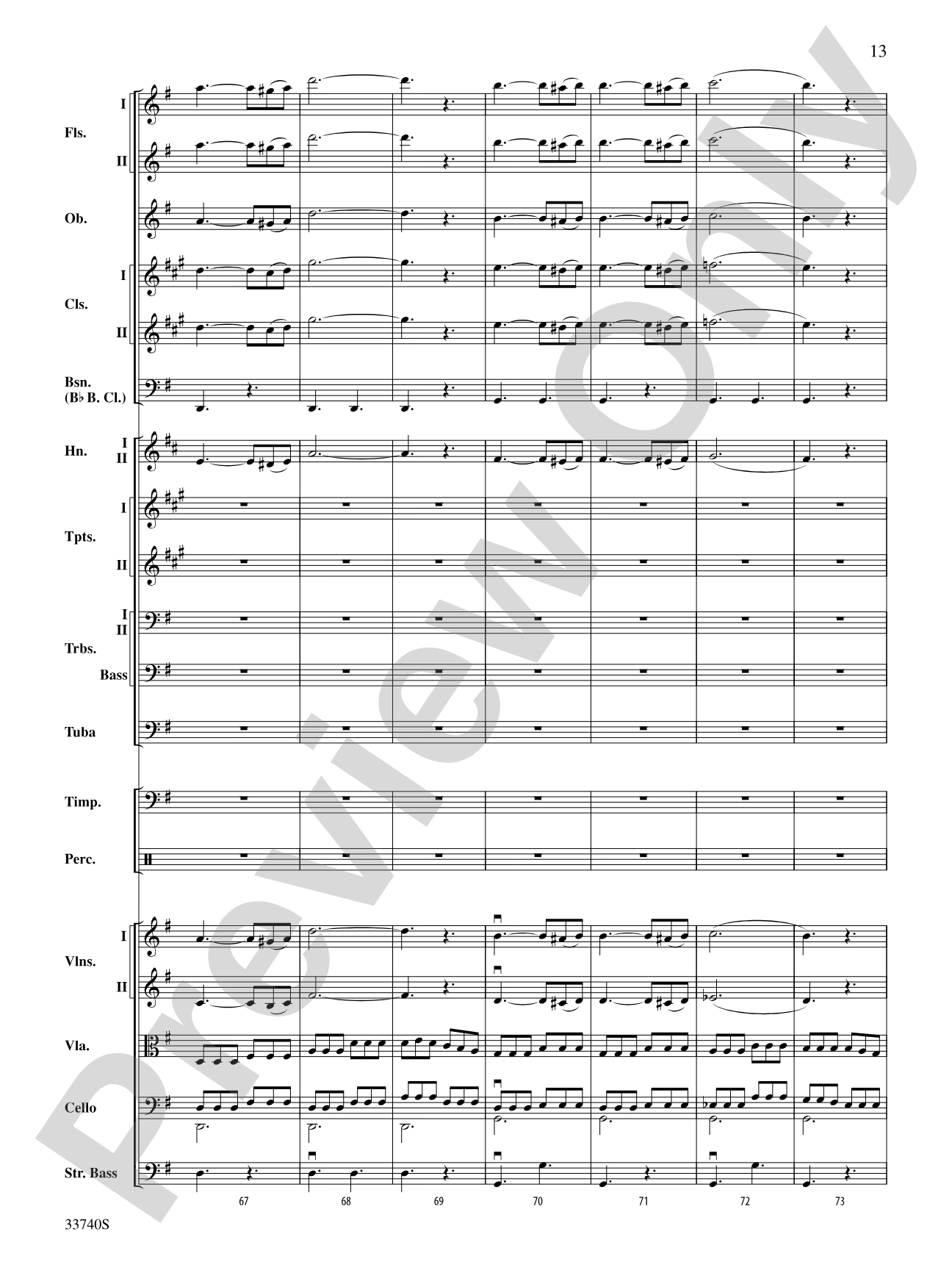 Poeme Symphonique "Les Preludes": Full Orchestra Conductor Score & Parts