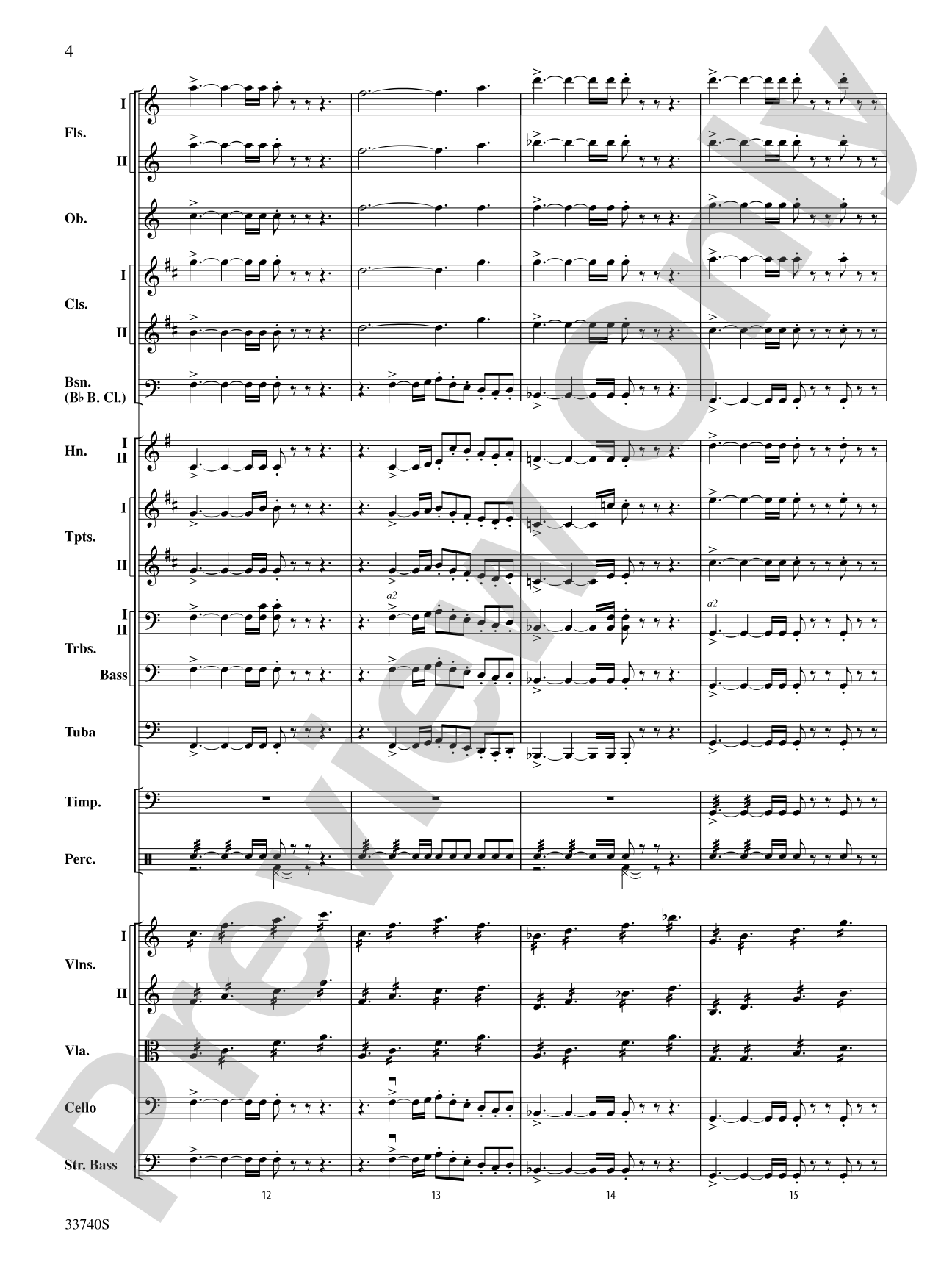 Poeme Symphonique "Les Preludes": Full Orchestra Conductor Score & Parts