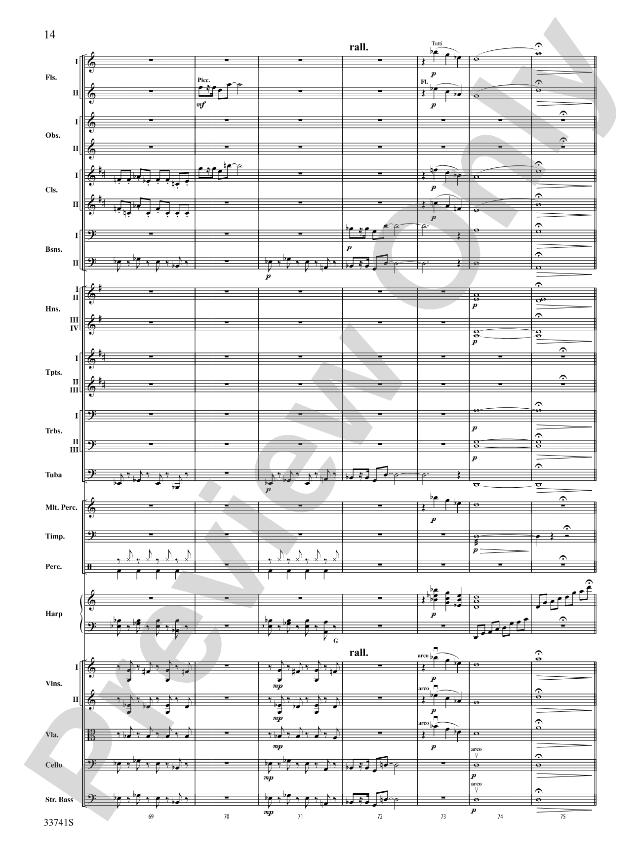 Kallalanta: Full Orchestra Conductor Score & Parts