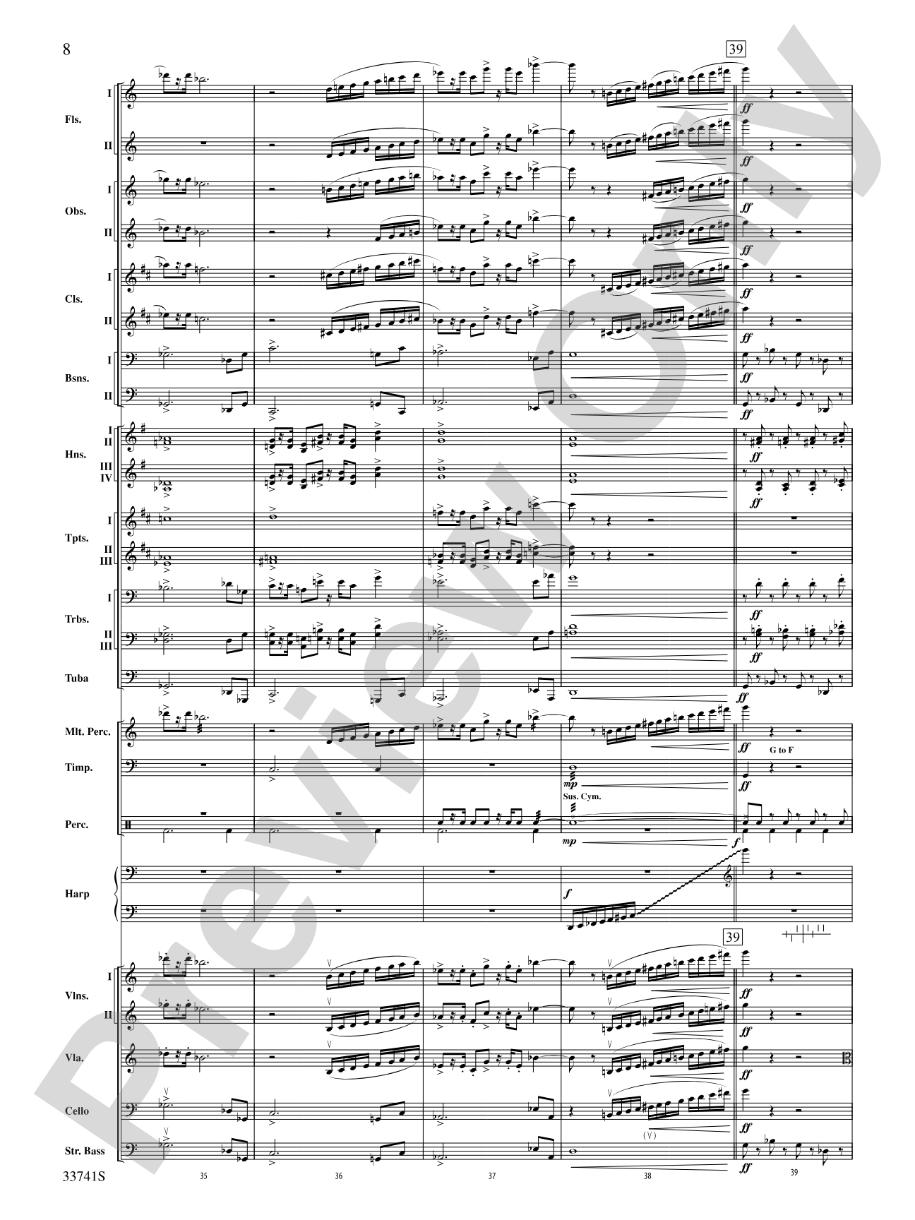Kallalanta: Full Orchestra Conductor Score & Parts