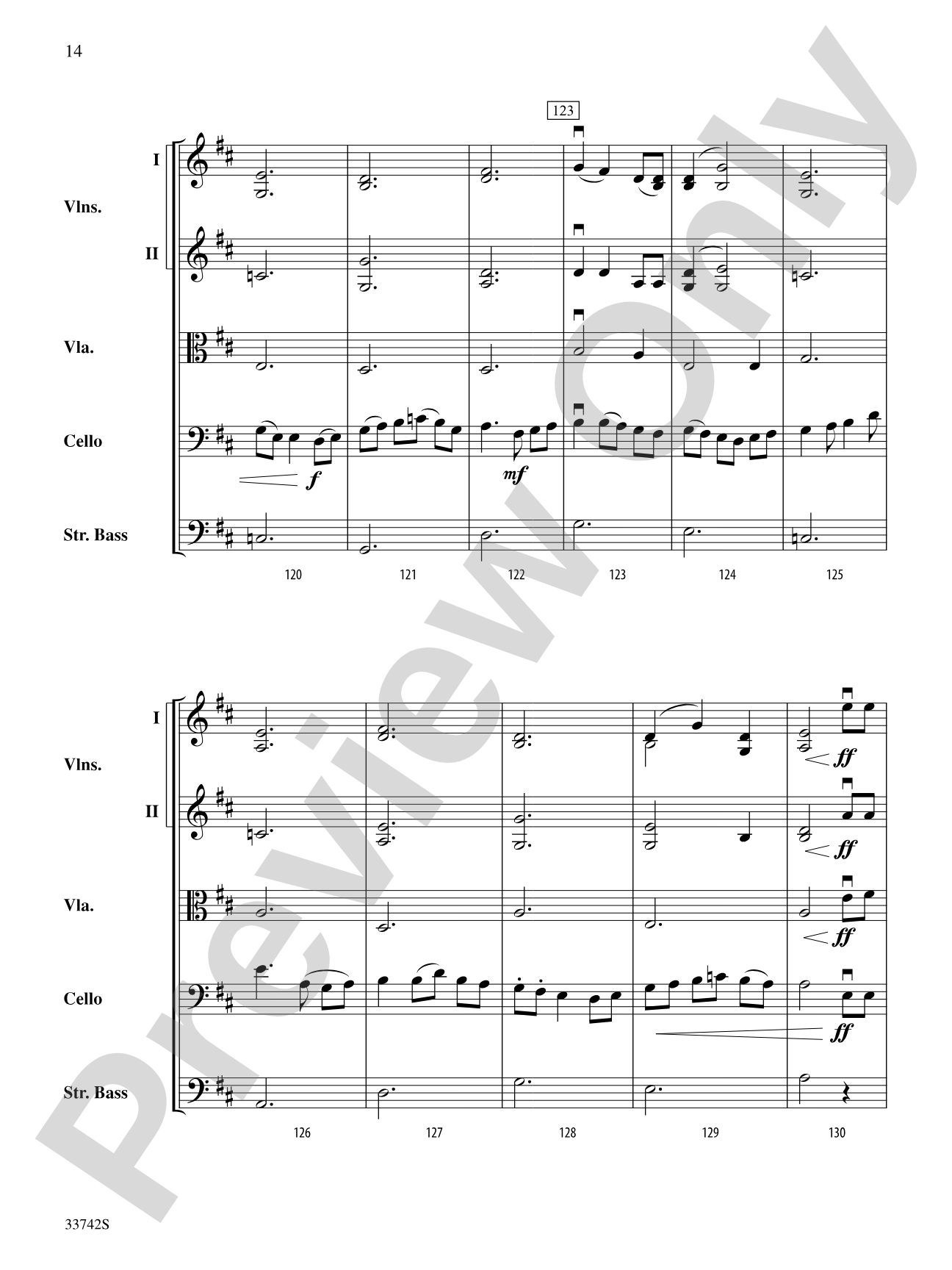 La Betaille (You Little Wild Thing): String Orchestra Conductor Score & Parts