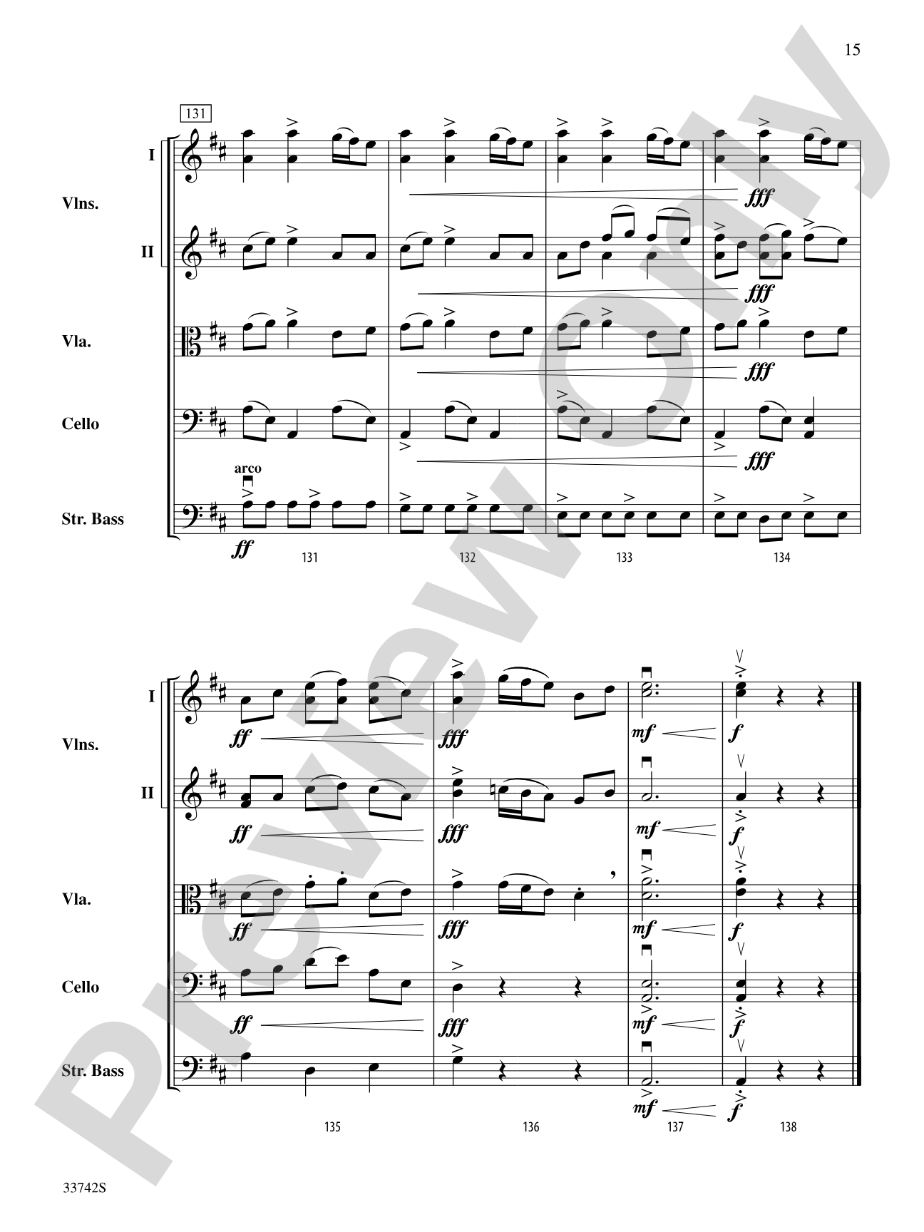 La Betaille (You Little Wild Thing): String Orchestra Conductor Score & Parts