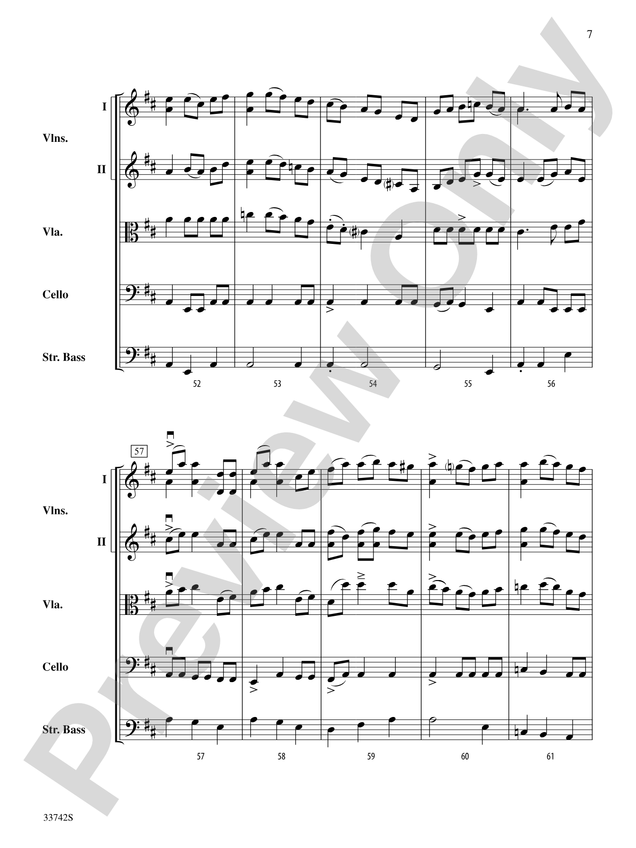 La Betaille (You Little Wild Thing): String Orchestra Conductor Score & Parts