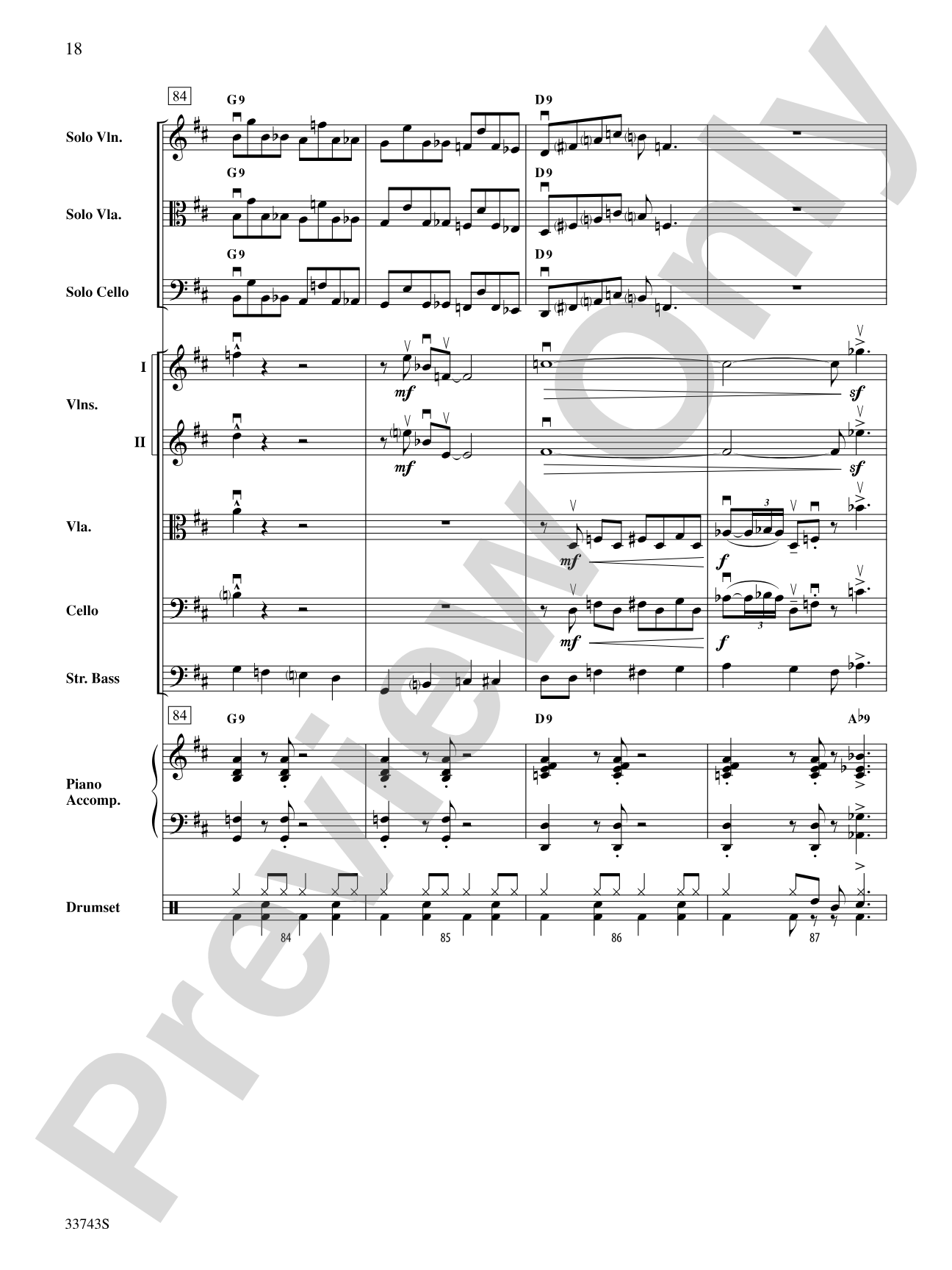Stringin' at the Juke Joint: String Orchestra Conductor Score & Parts