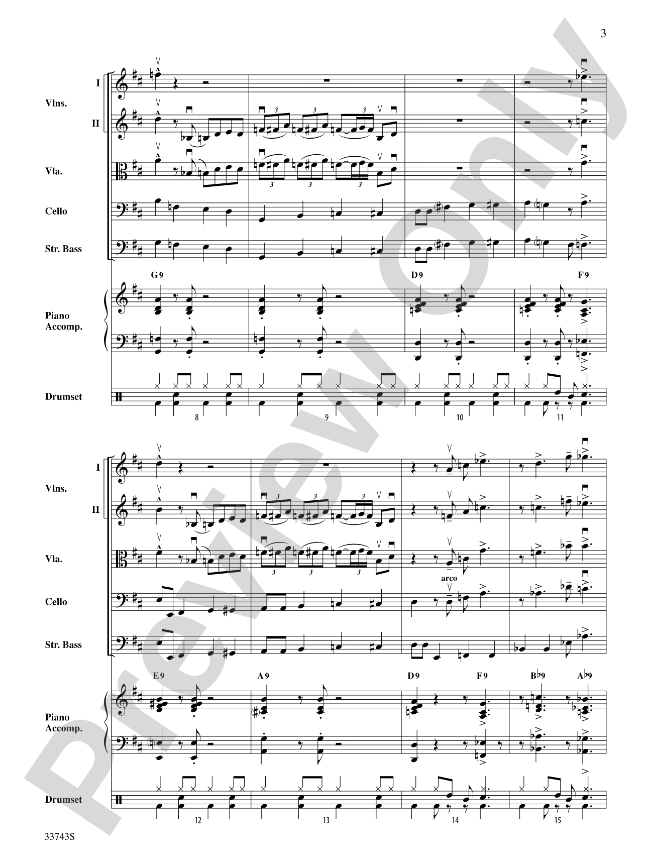 Stringin' at the Juke Joint: String Orchestra Conductor Score & Parts