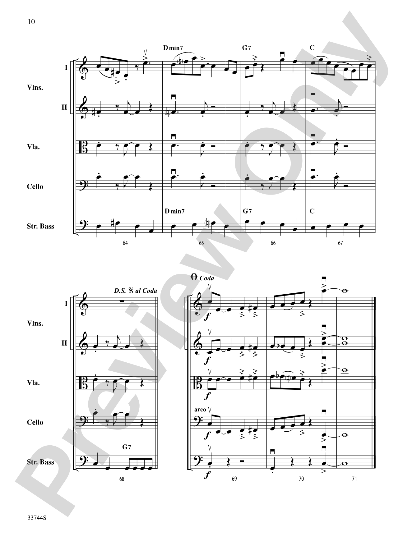 Outbound Express: String Orchestra Conductor Score & Parts