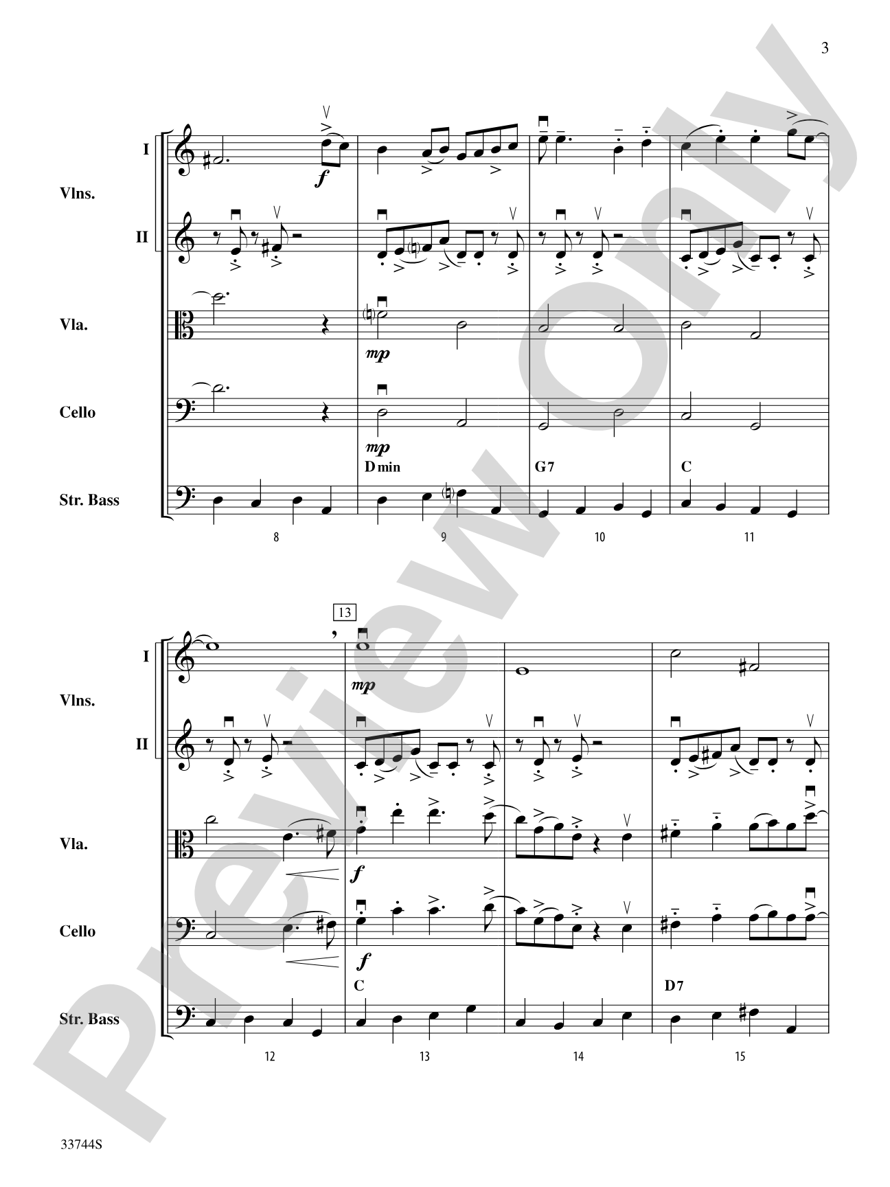 Outbound Express: String Orchestra Conductor Score & Parts
