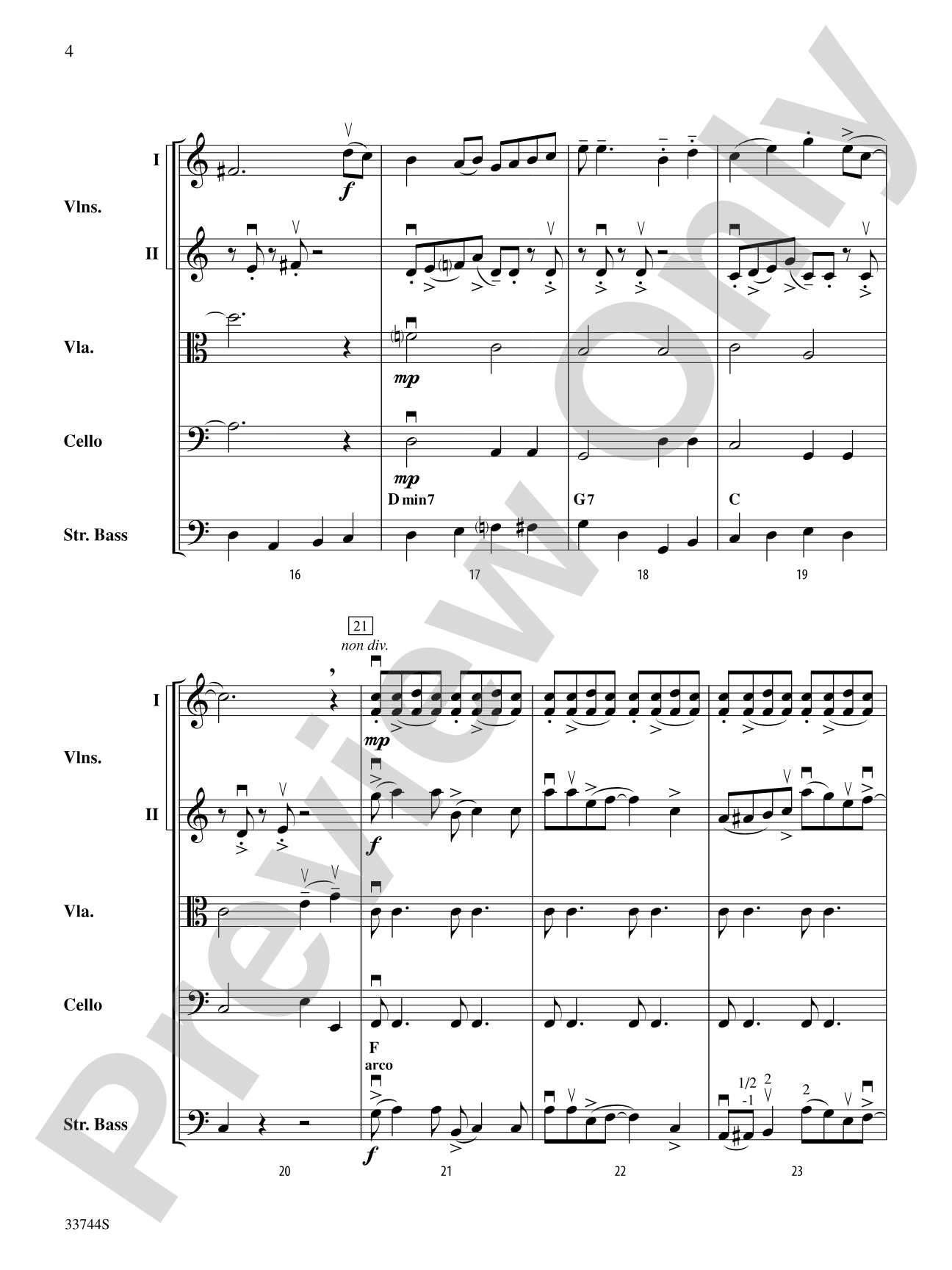 Outbound Express: String Orchestra Conductor Score & Parts