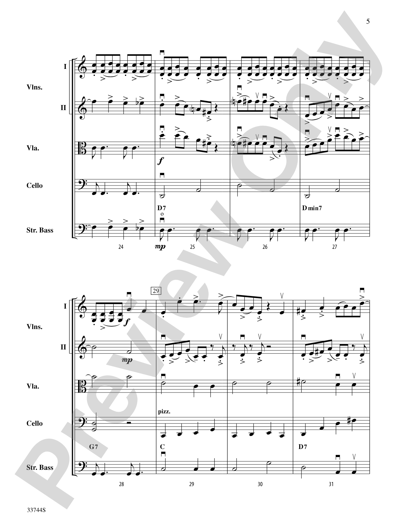 Outbound Express: String Orchestra Conductor Score & Parts