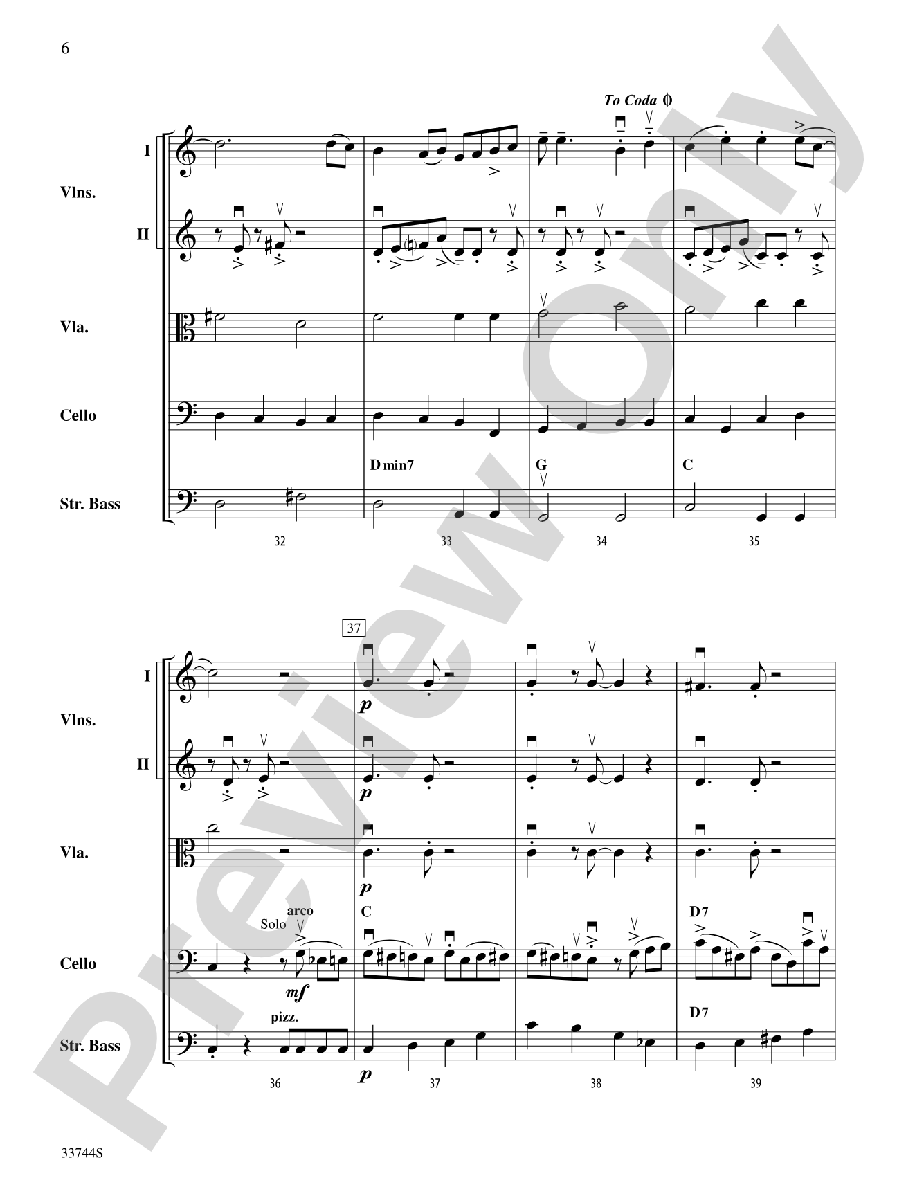 Outbound Express: String Orchestra Conductor Score & Parts