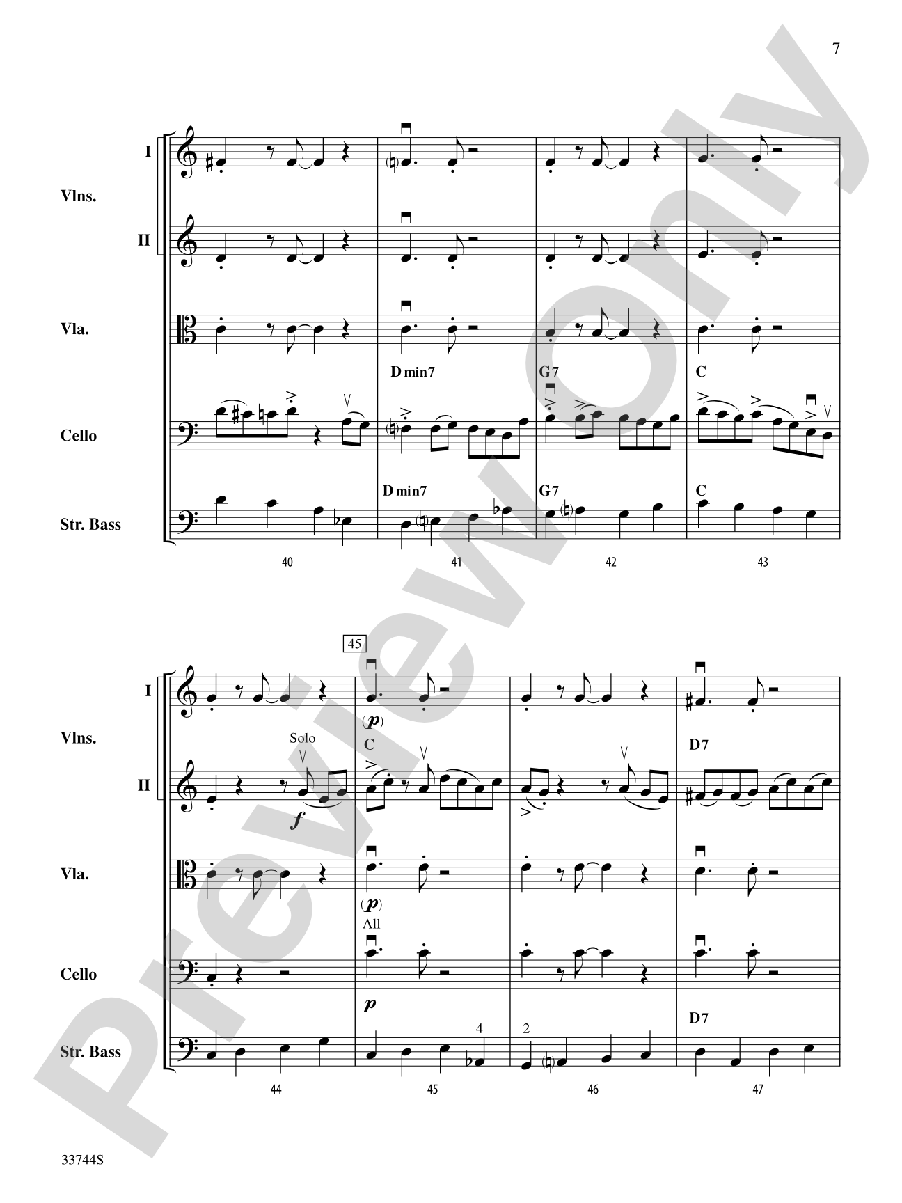 Outbound Express: String Orchestra Conductor Score & Parts