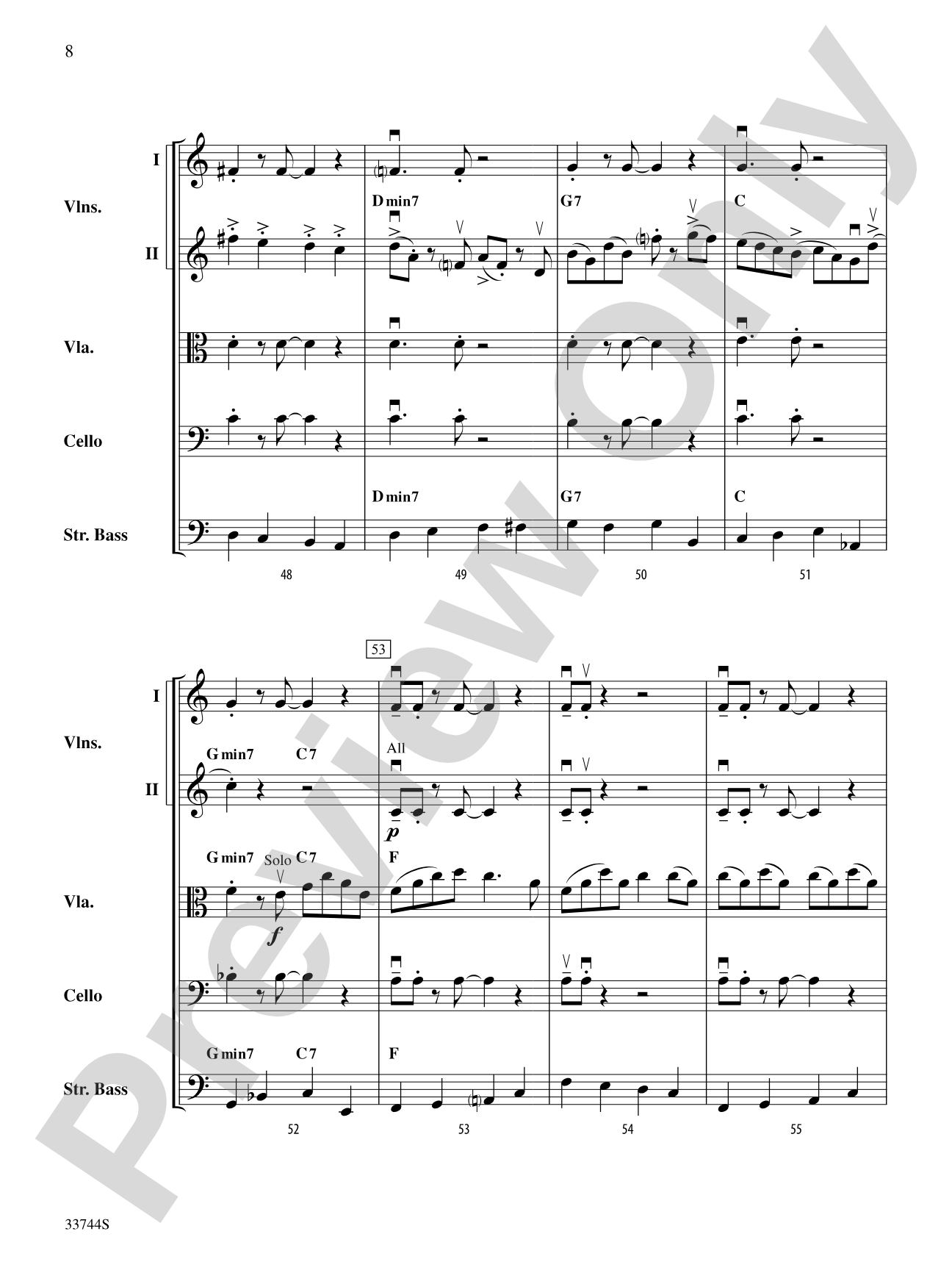Outbound Express: String Orchestra Conductor Score & Parts