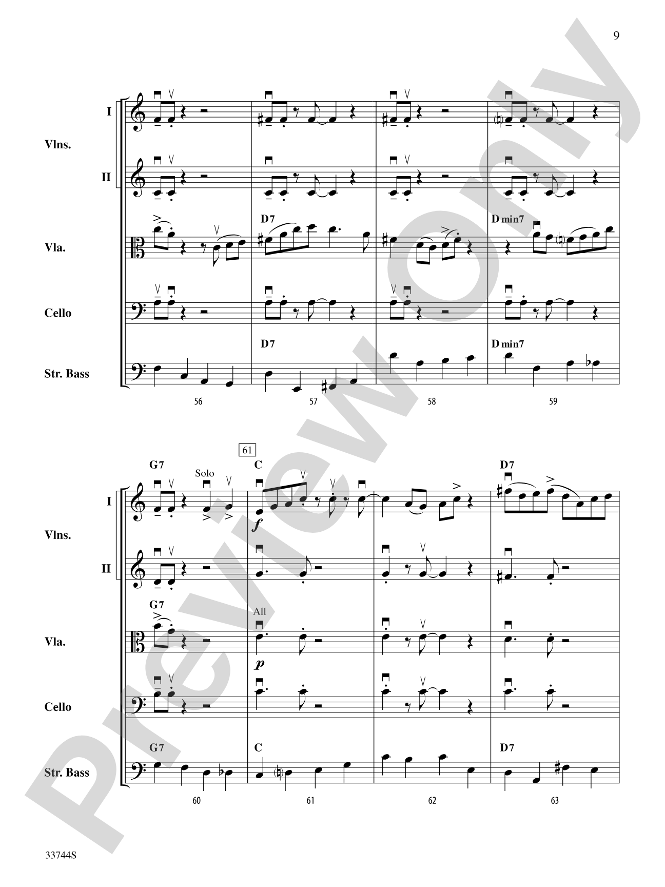 Outbound Express: String Orchestra Conductor Score & Parts