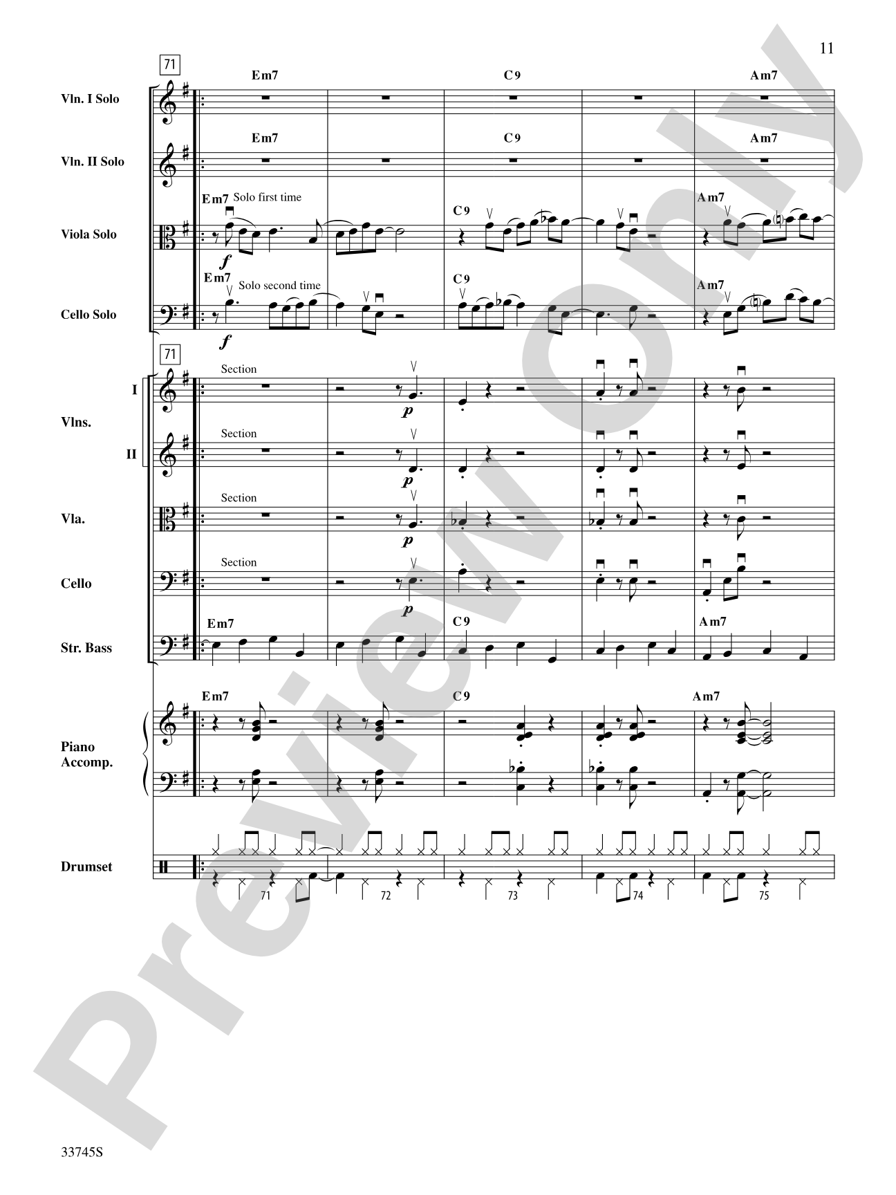 Swing Break: String Orchestra Conductor Score & Parts