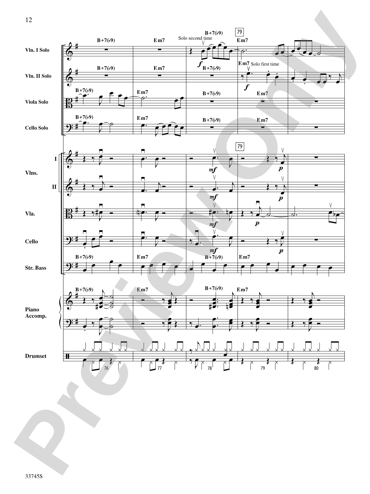 Swing Break: String Orchestra Conductor Score & Parts