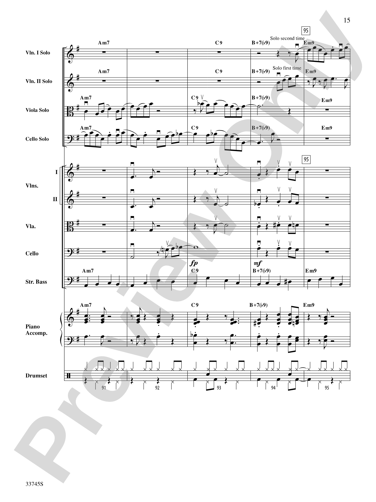 Swing Break: String Orchestra Conductor Score & Parts