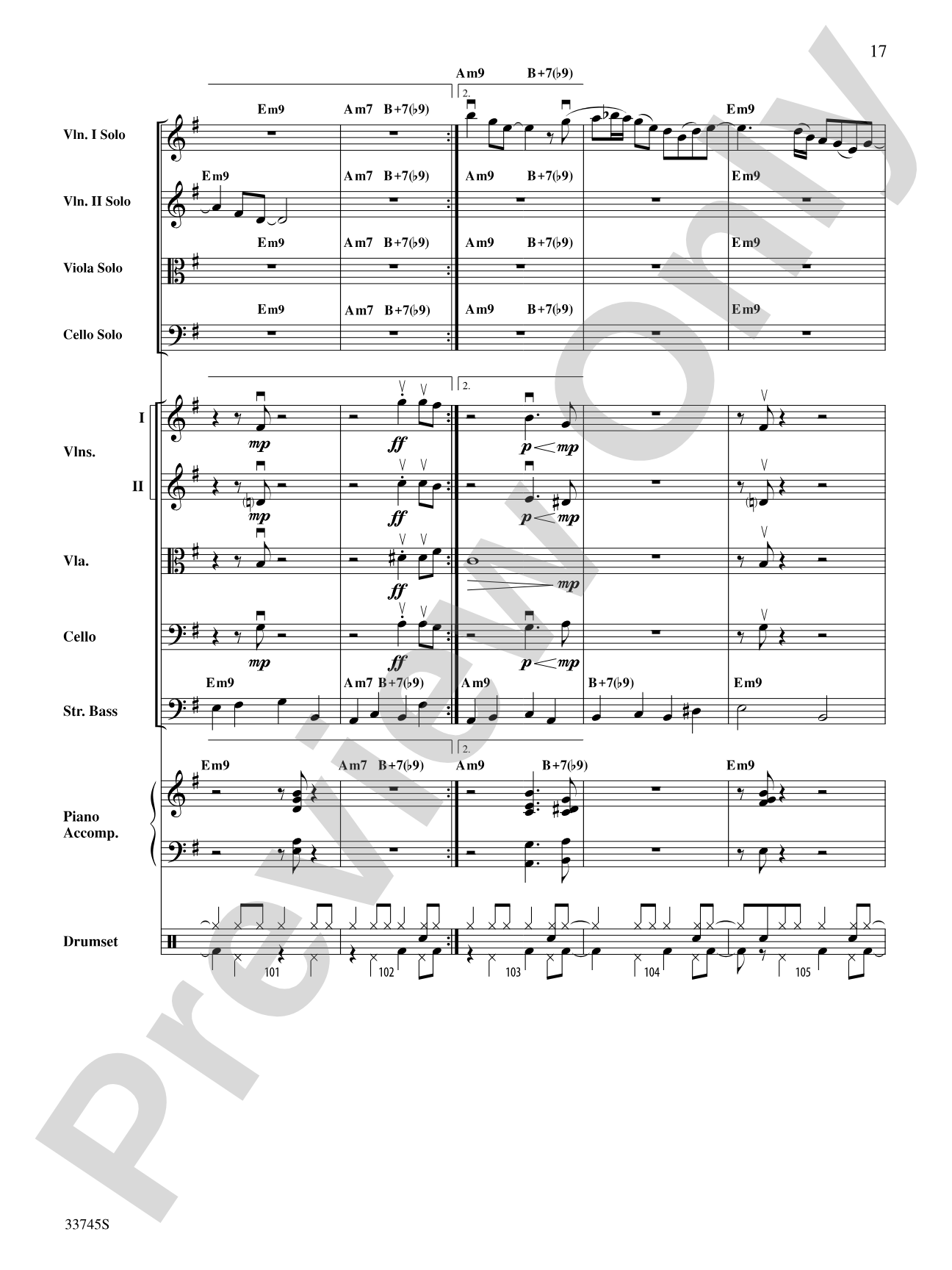 Swing Break: String Orchestra Conductor Score & Parts
