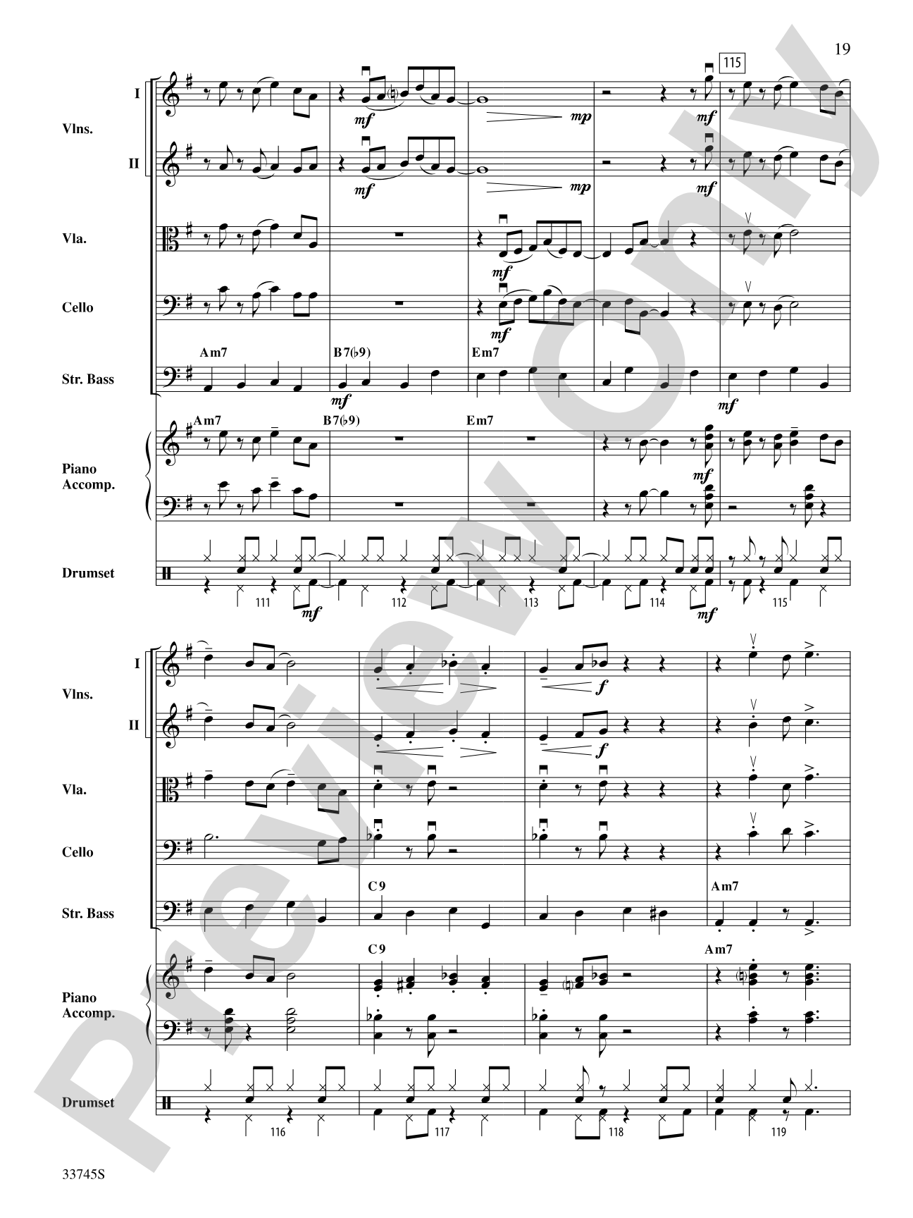 Swing Break: String Orchestra Conductor Score & Parts