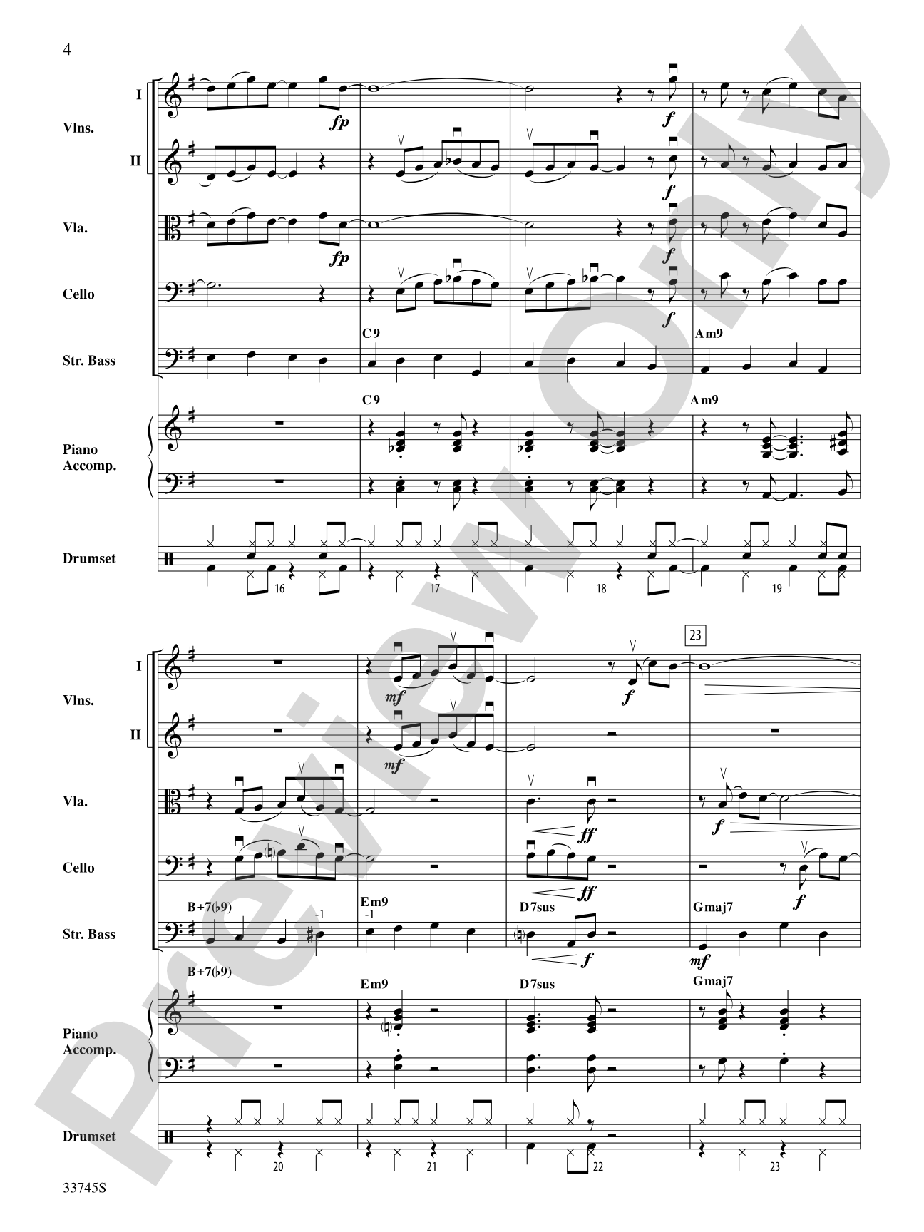Swing Break: String Orchestra Conductor Score & Parts
