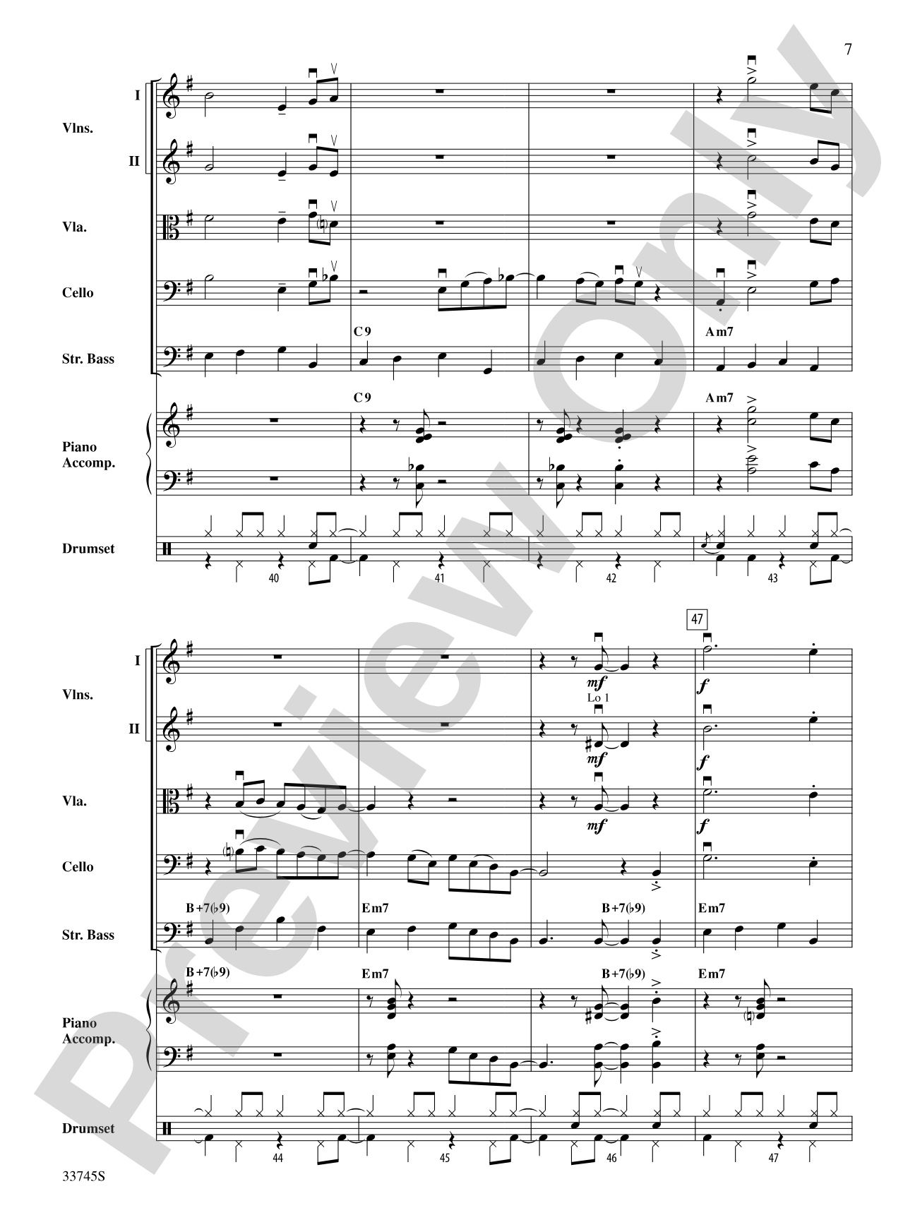 Swing Break: String Orchestra Conductor Score & Parts