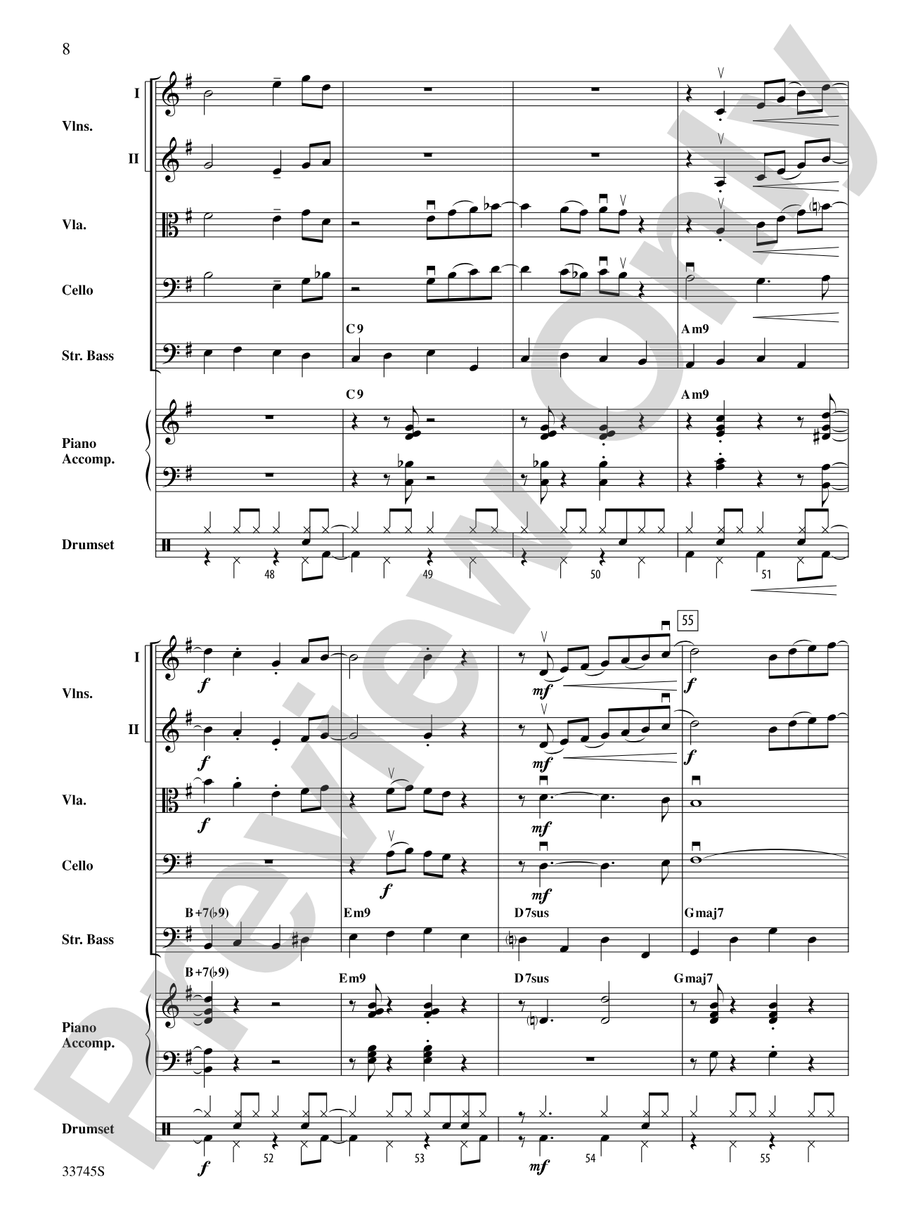 Swing Break: String Orchestra Conductor Score & Parts