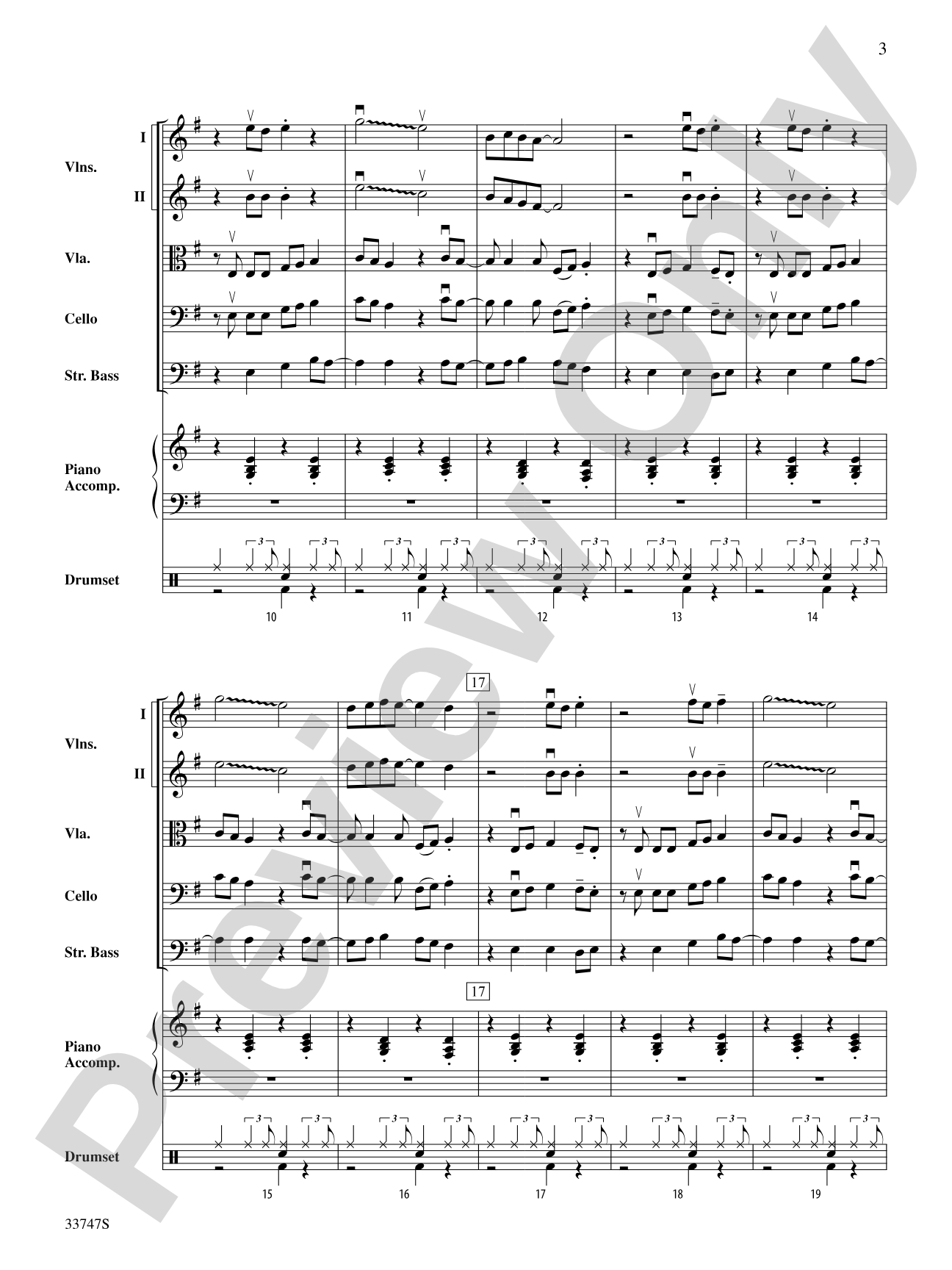 Rocksteady Reggae: String Orchestra Conductor Score & Parts