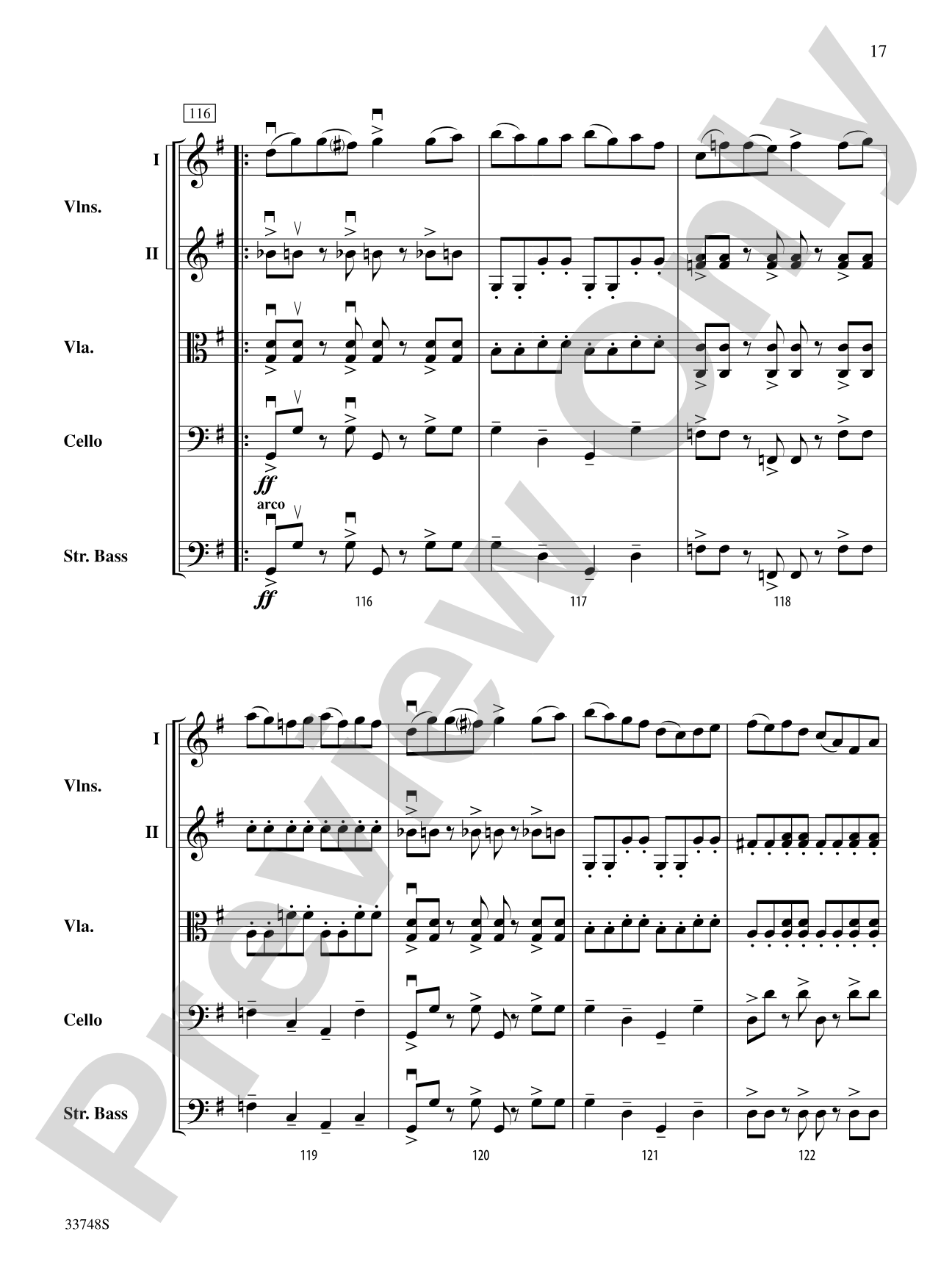Dixie Highway: String Orchestra Conductor Score & Parts