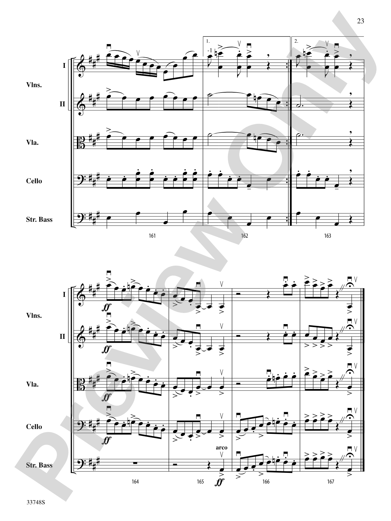 Dixie Highway: String Orchestra Conductor Score & Parts
